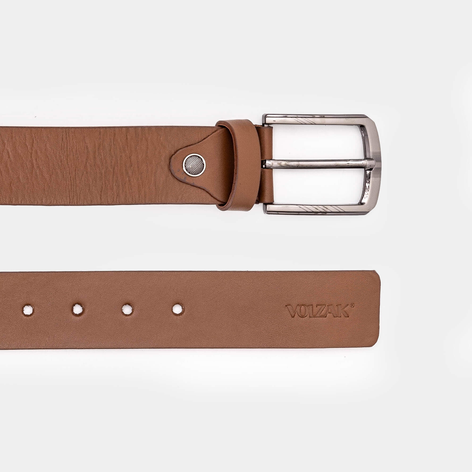 Volzak 001 Ceinture sport en cuir Camel