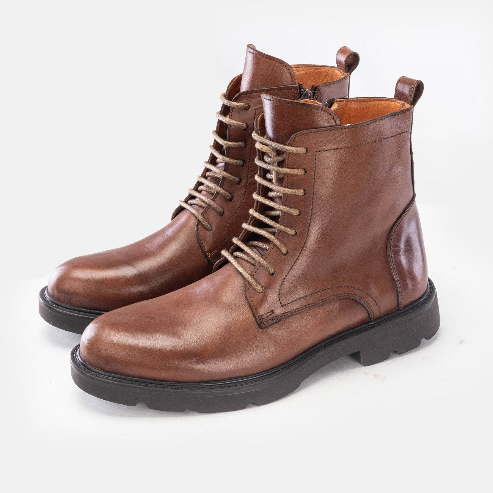 1024 Bottine cuir camel