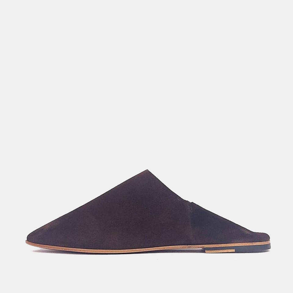 Volzak 102 Balgha de luxe en daim Marron