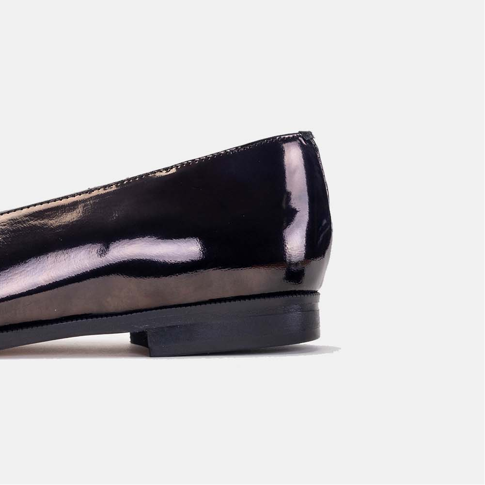 Volzak 1077 Chaussure en cuir vernis Noir