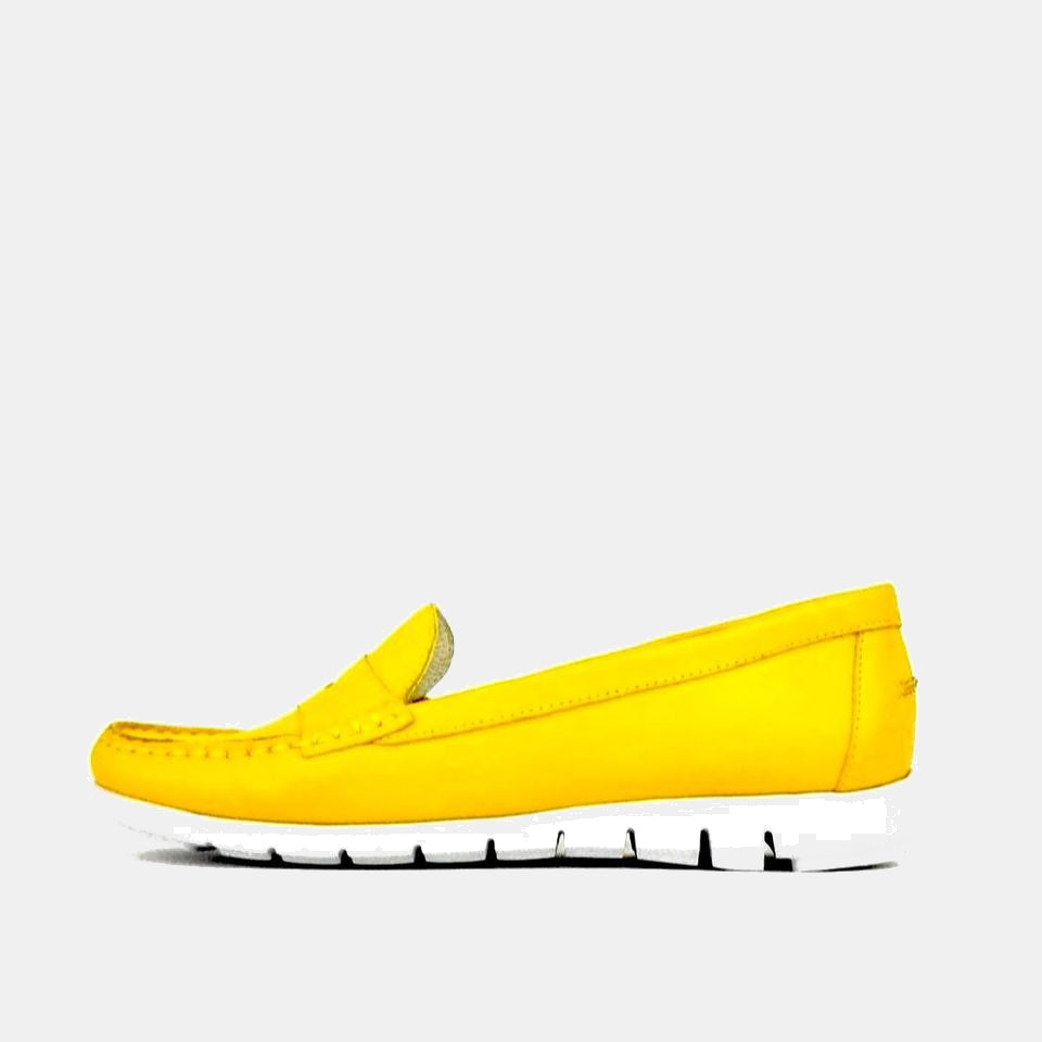 Volzak 180 Mocassin en cuir Moutarde