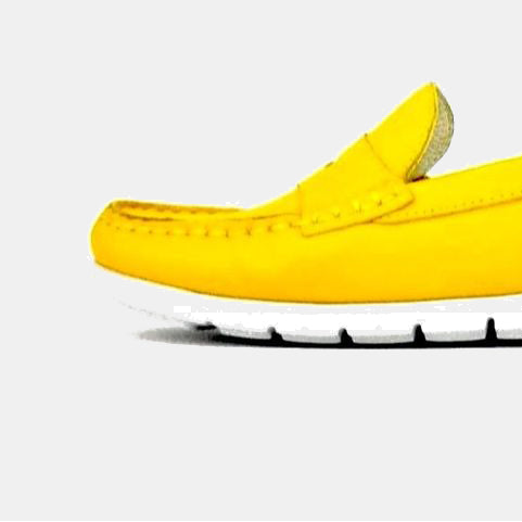 Volzak 180 Mocassin en cuir Moutarde