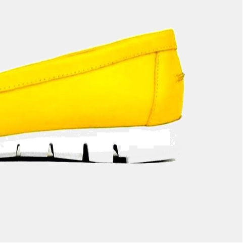 Volzak 180 Mocassin en cuir Moutarde