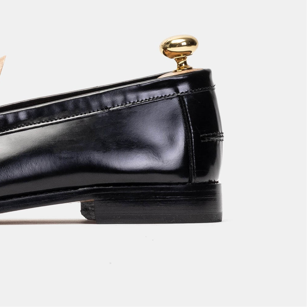 Volzak 315 Mocassin penny en cuir Démasquable Noir