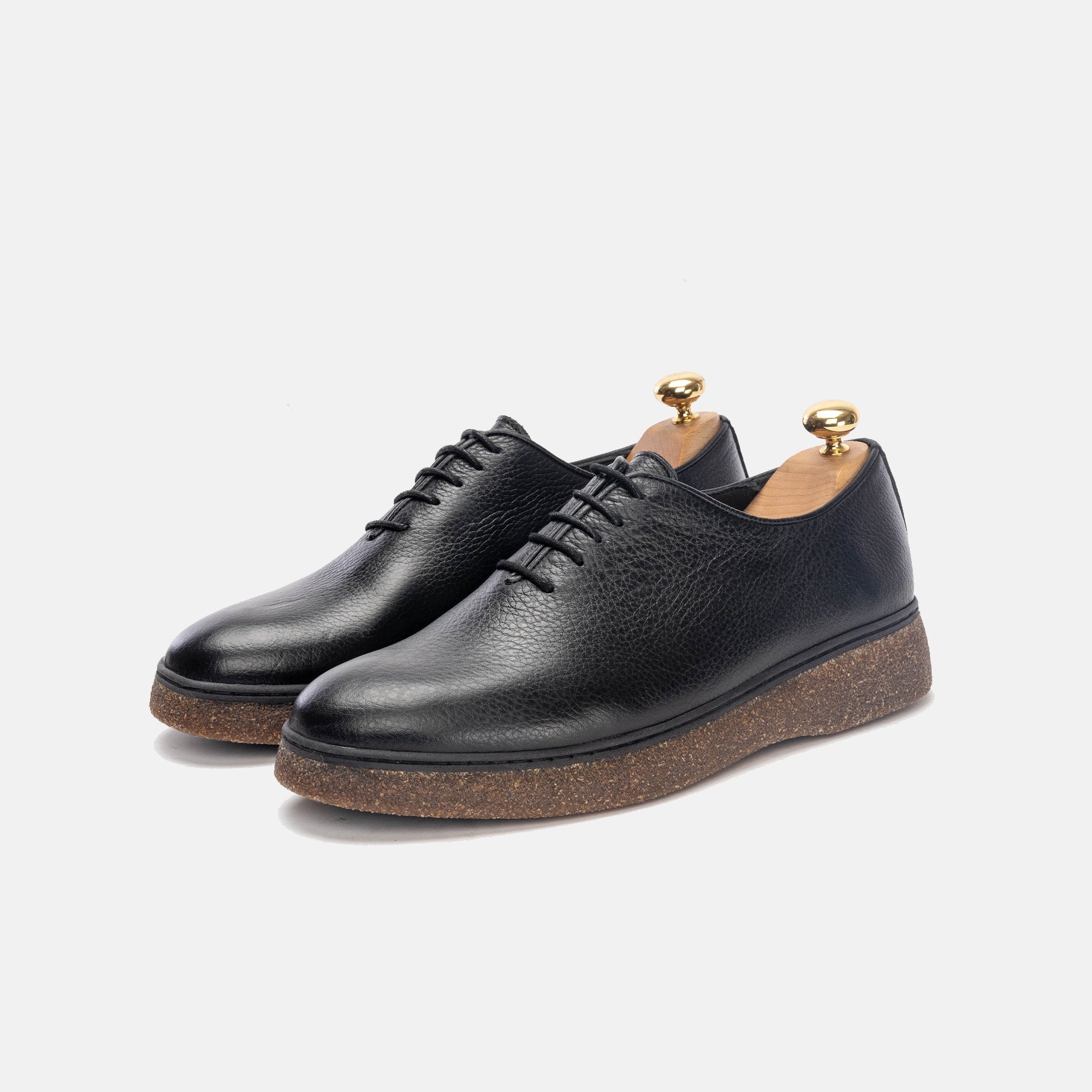Volzak 6077 Black Leather Shoe