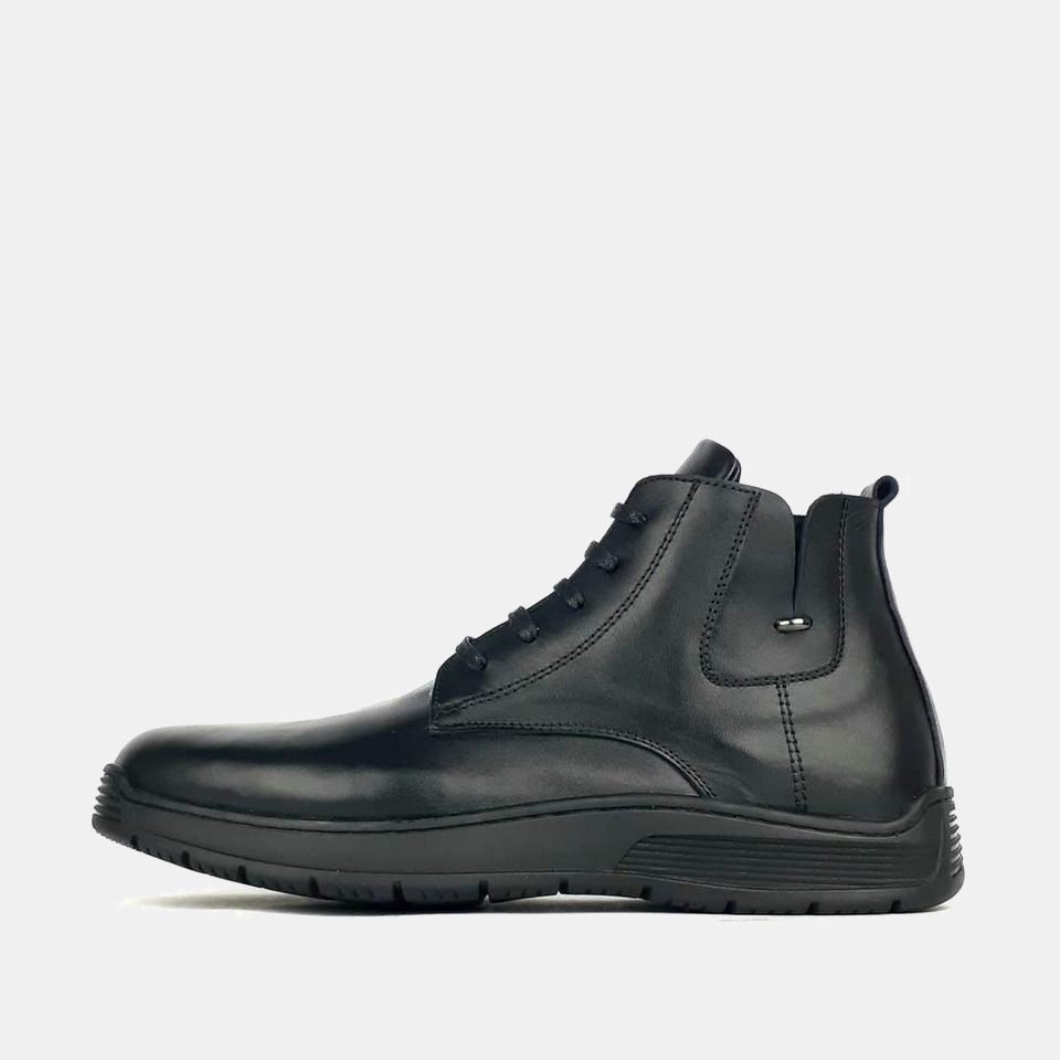 7023 Bottine en cuir Noir