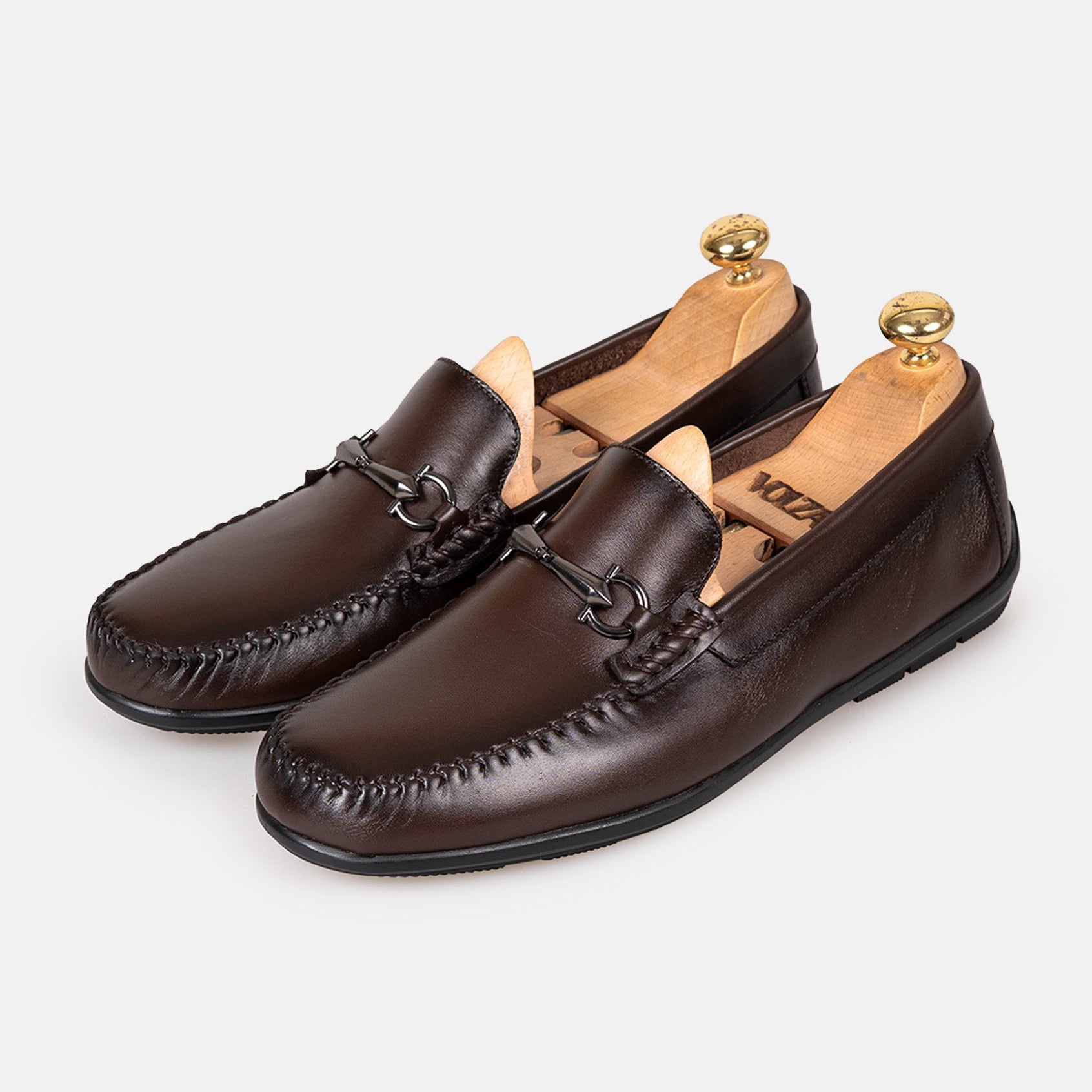 Volzak 5419 Brown Leather Moccasin