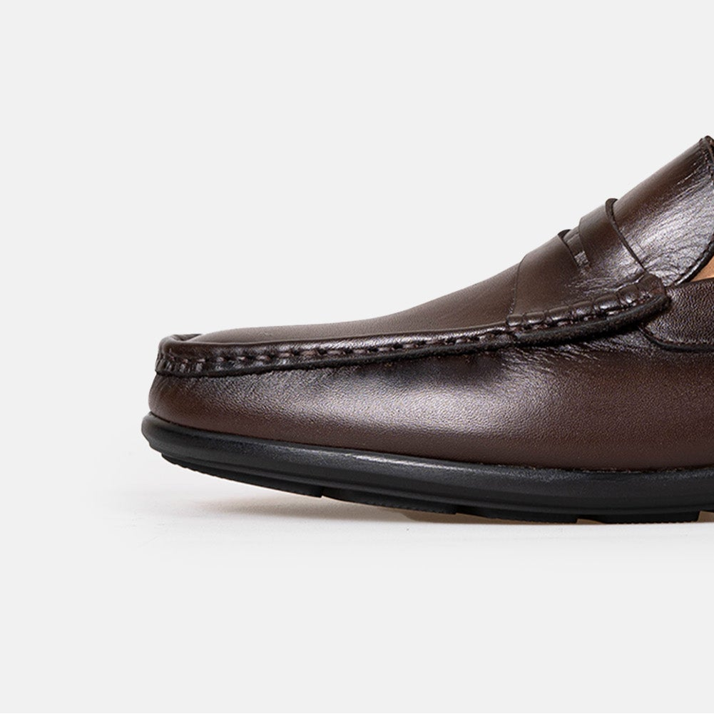 Volzak 5420 Brown Leather Moccasin