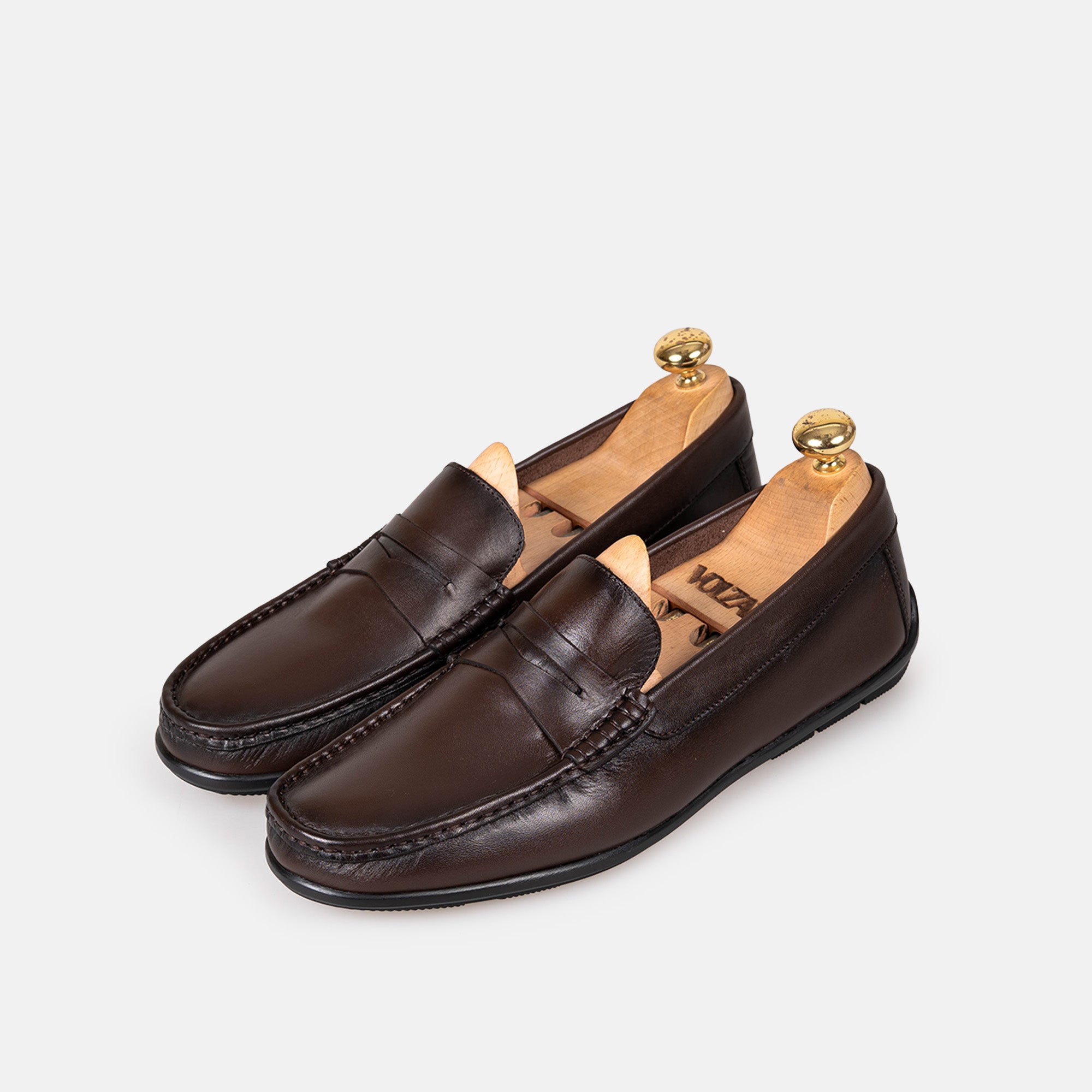 Volzak 5420 Brown Leather Moccasin