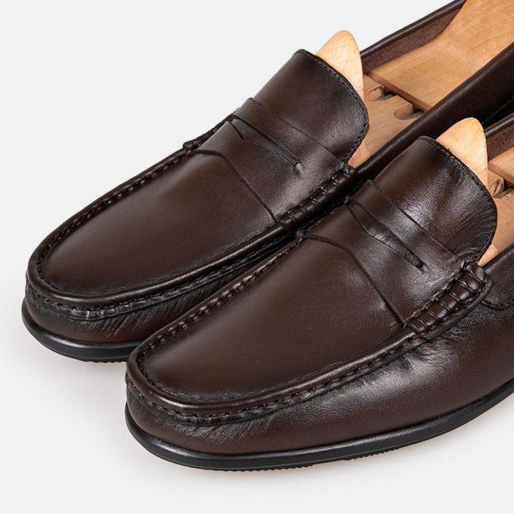 Volzak 5420 Brown Leather Moccasin
