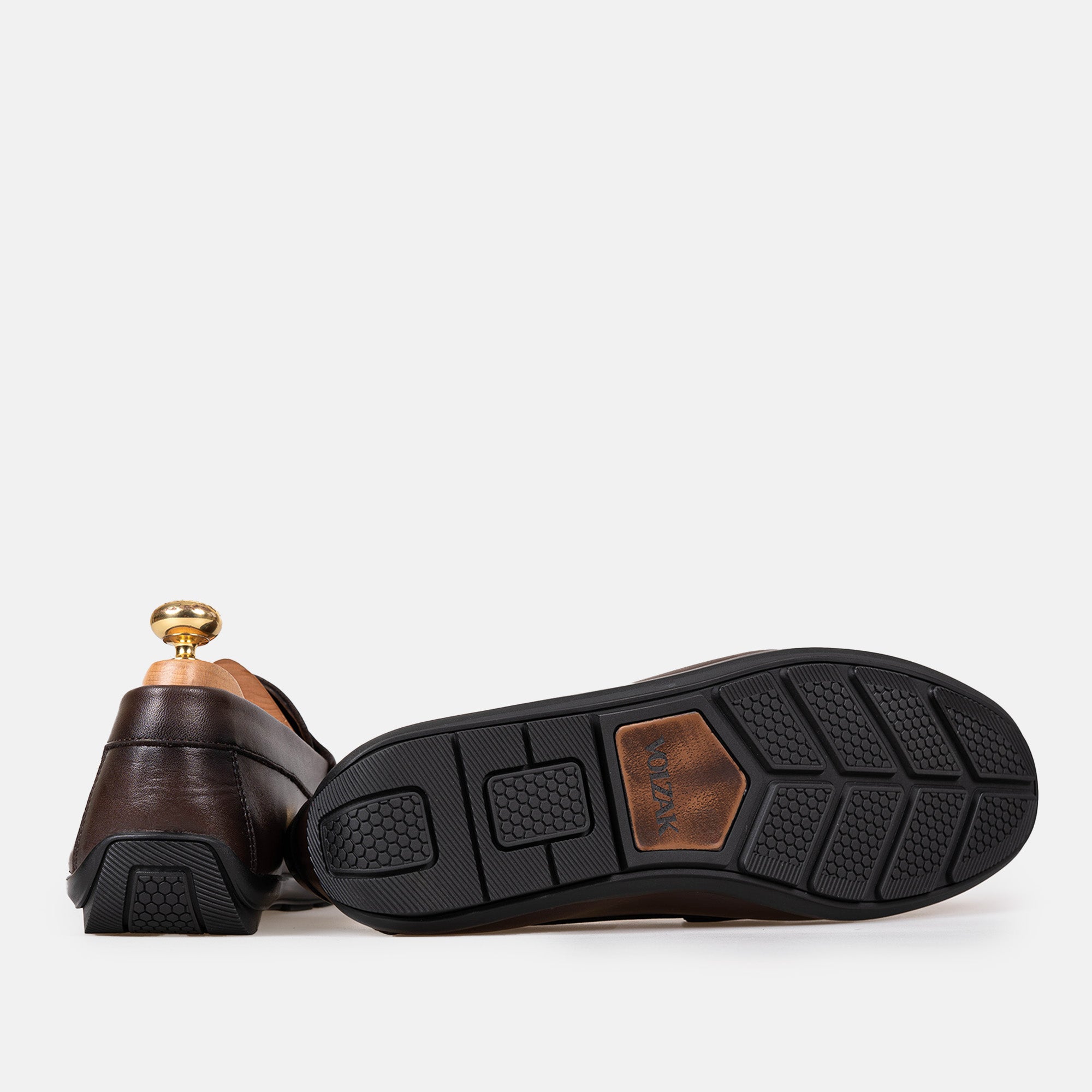 Volzak 5420 Brown Leather Moccasin