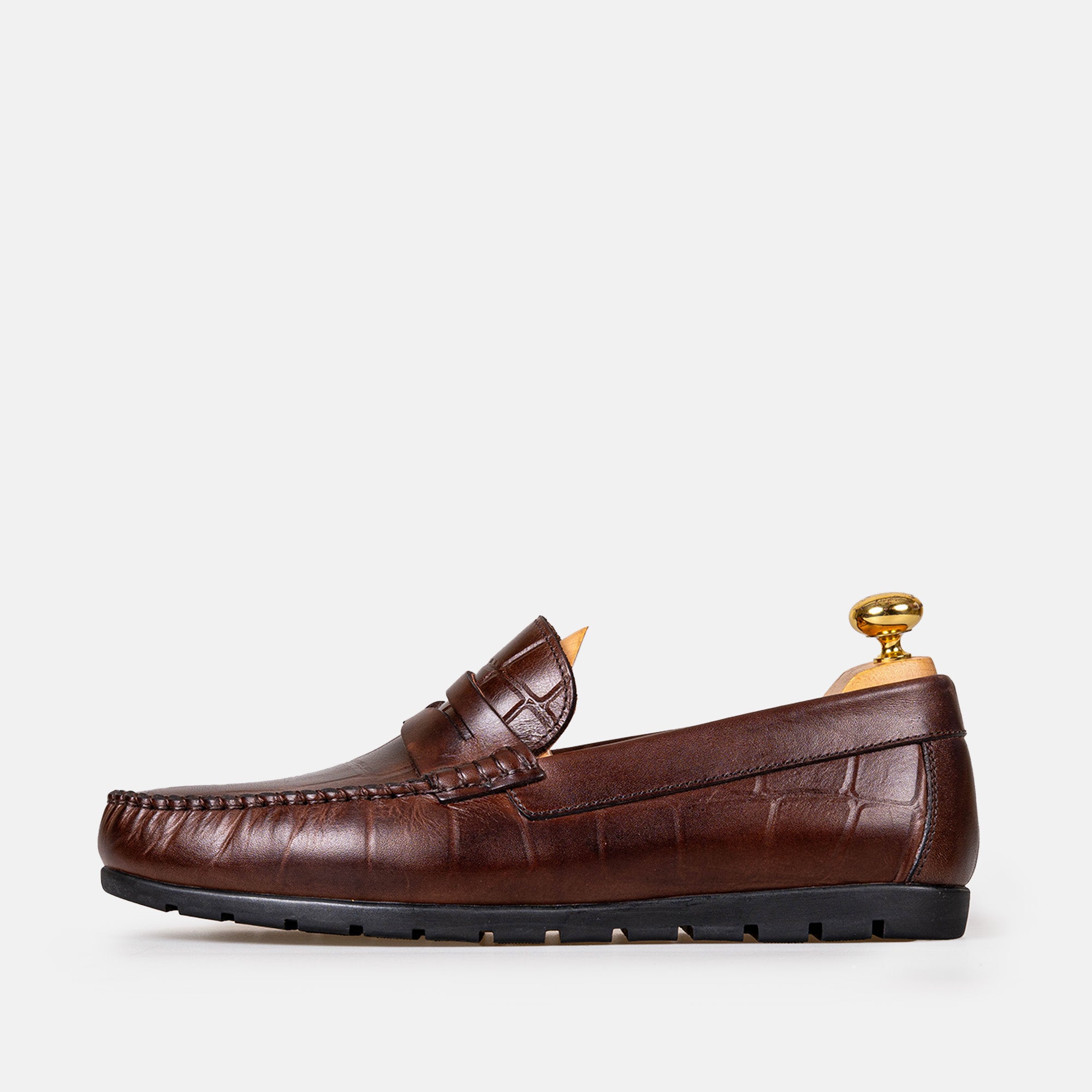 Volzak 048 Brown Leather Moccasin