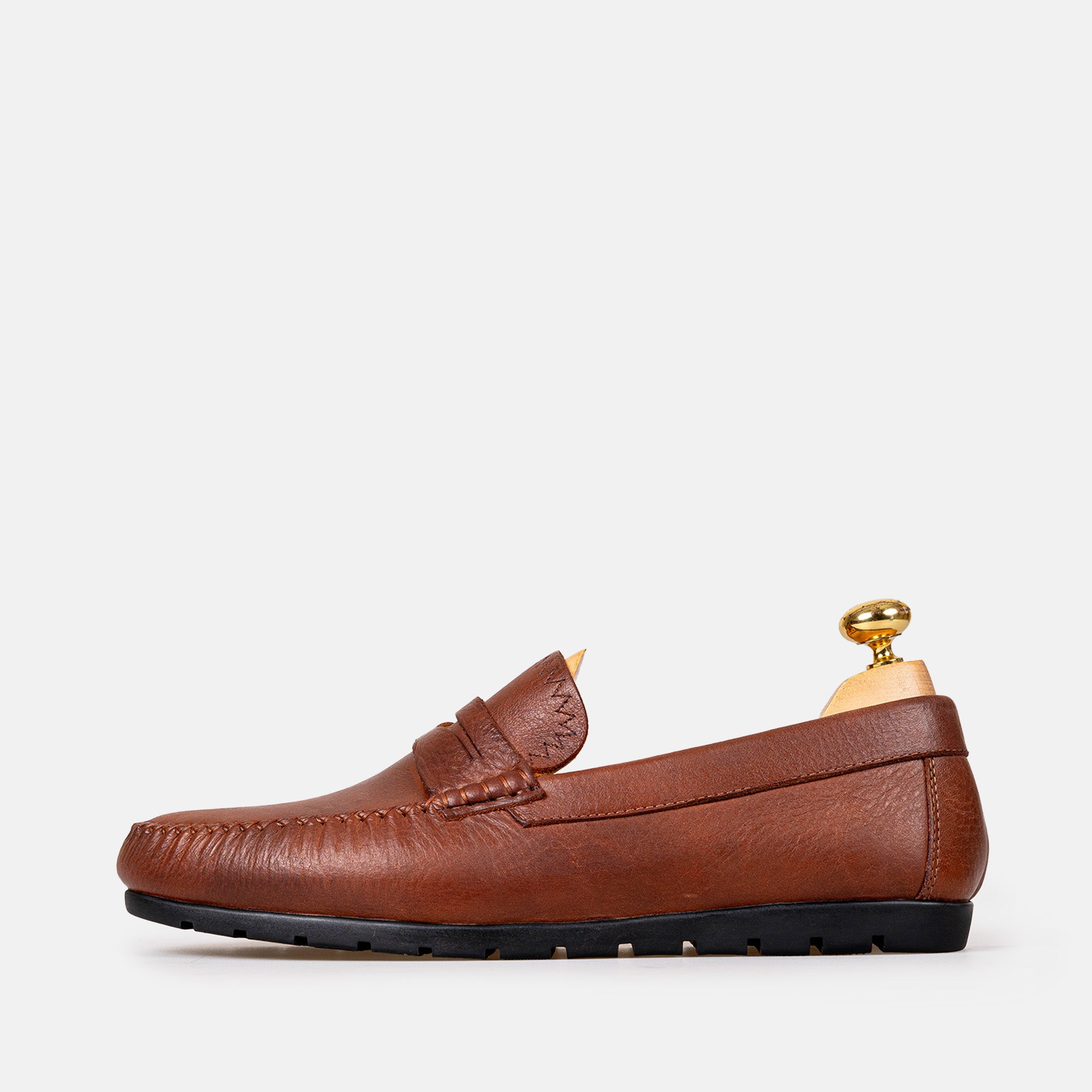 Volzak 0100 Camel Leather Moccasin