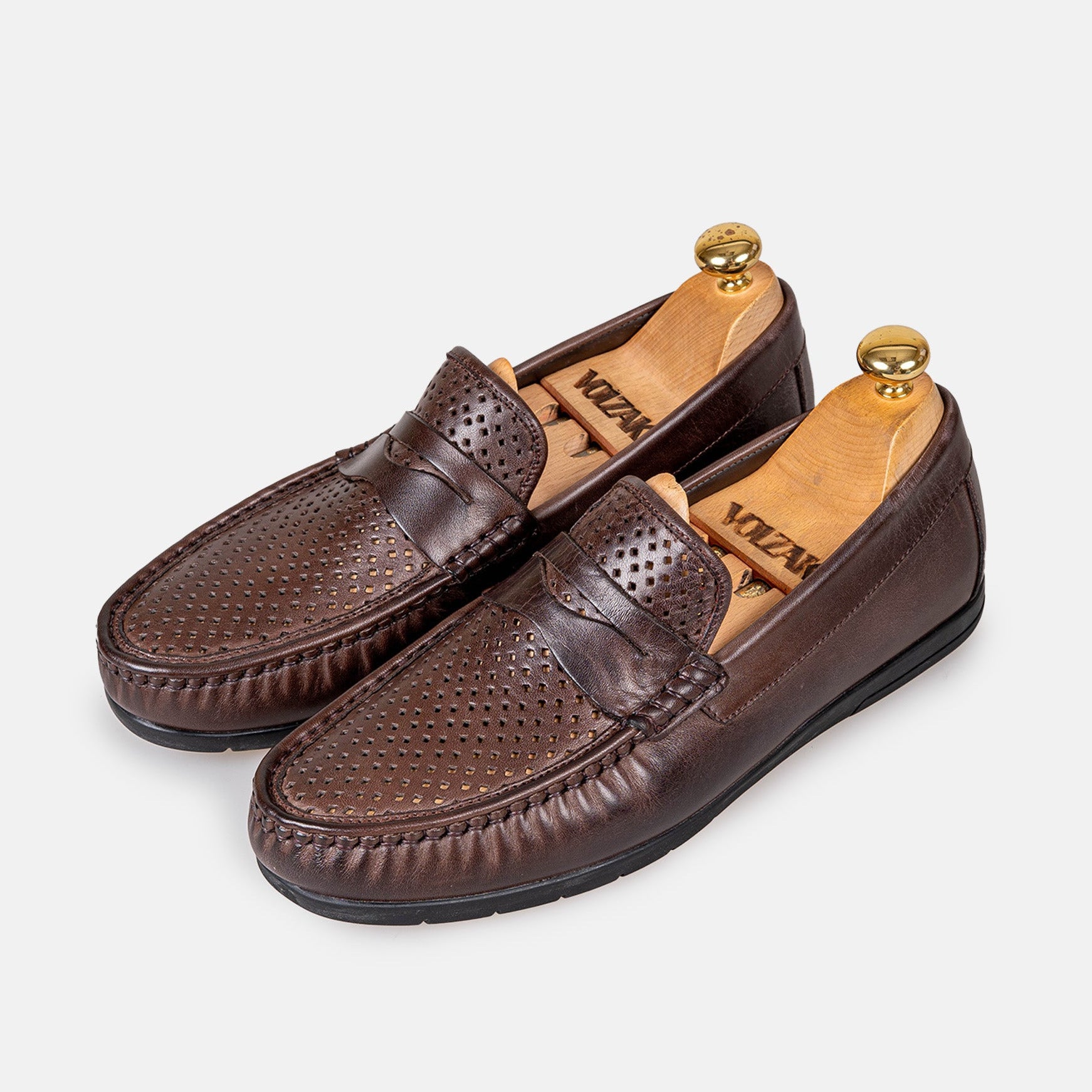 Volzak 050 Brown Leather Moccasin