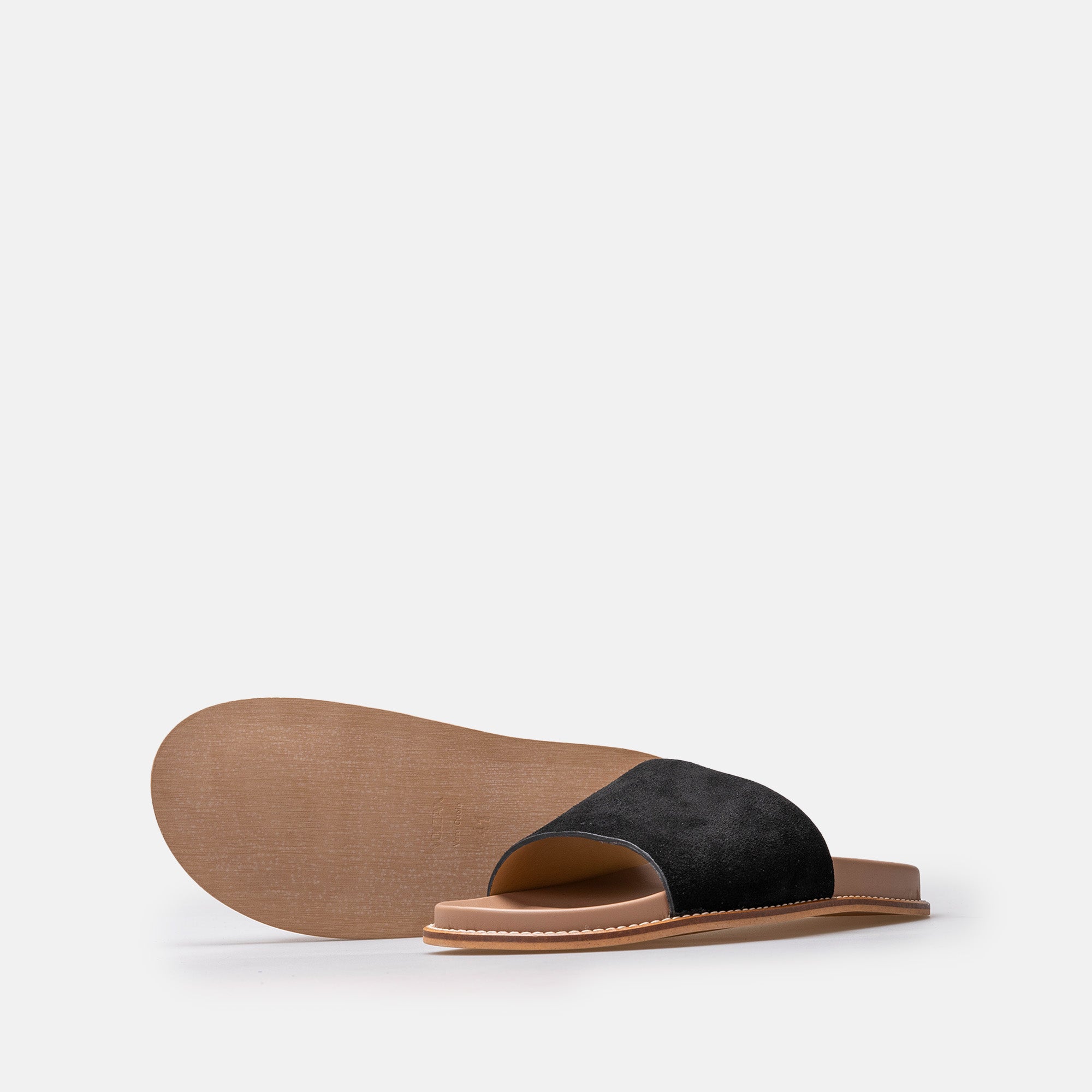 Volzak 521 Suede sandal Black