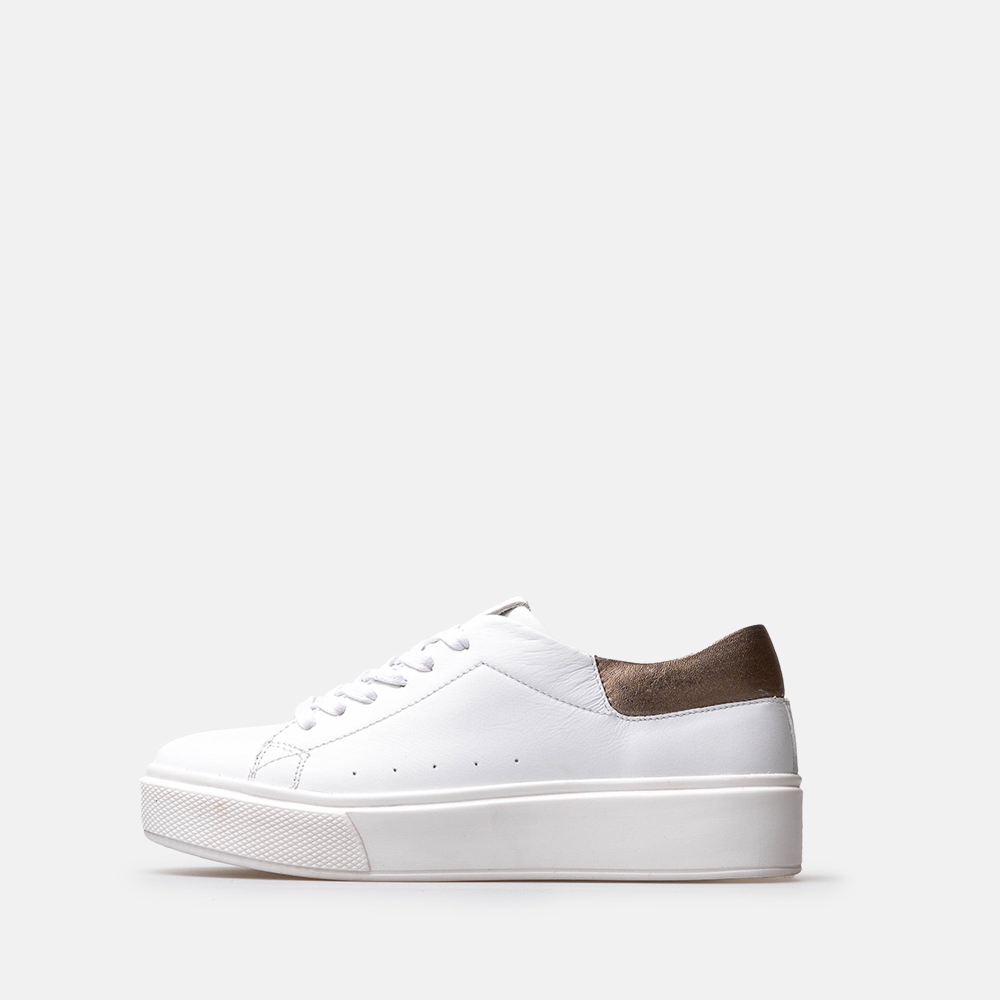 Volzak 2525 Basket en cuir Blanc