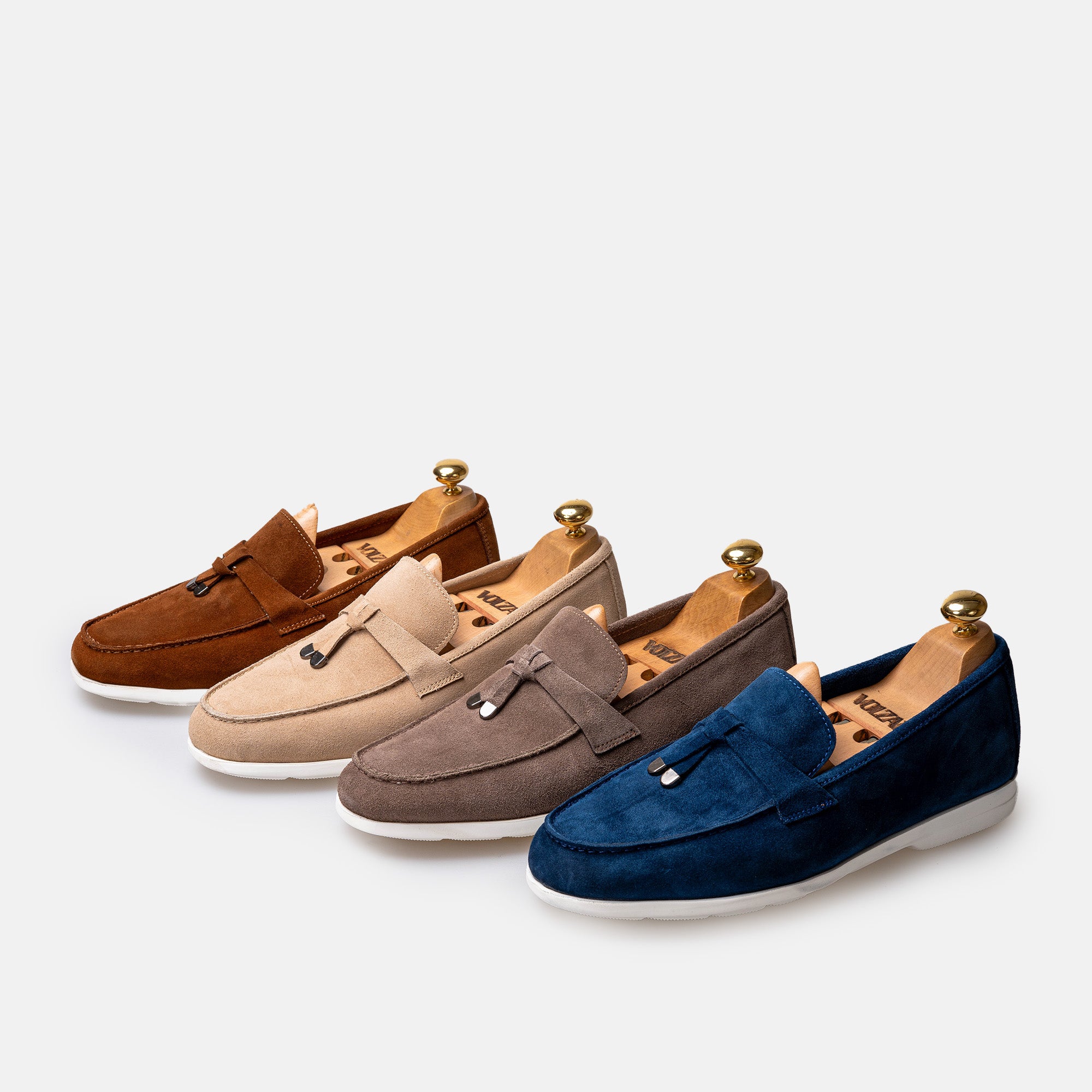 Volzak 3062 Taupe suede moccasin