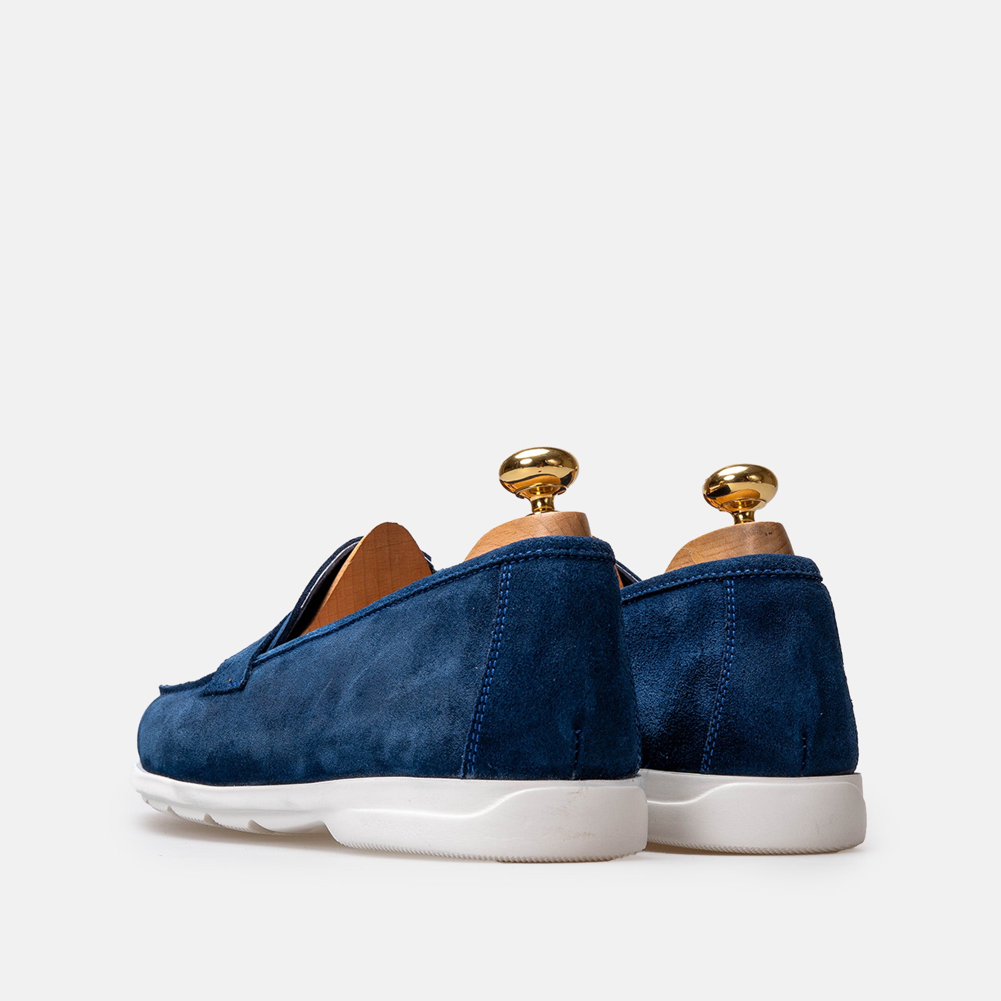 Volzak 3062 Suede Moccasin Blue
