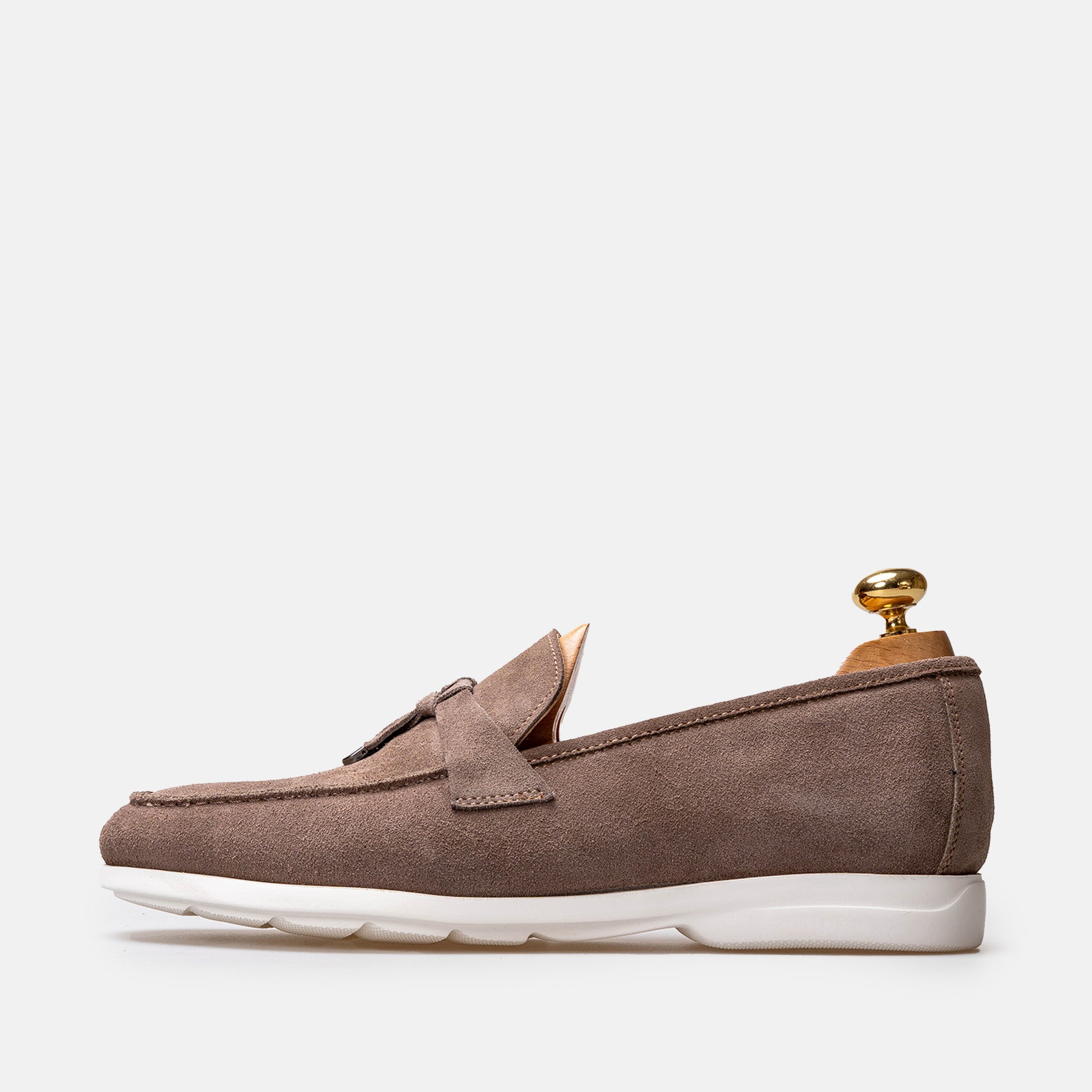 Volzak 3062 Taupe suede moccasin