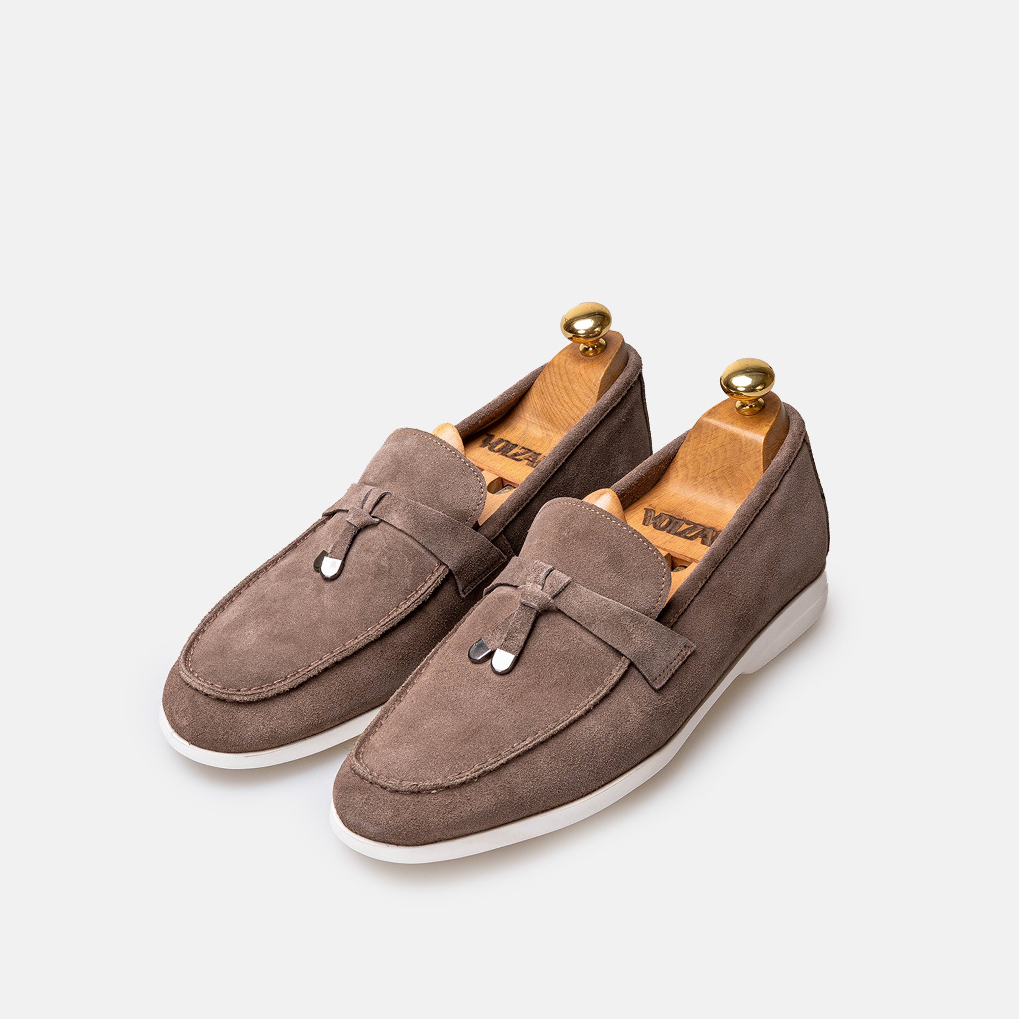 Volzak 3062 Taupe suede moccasin