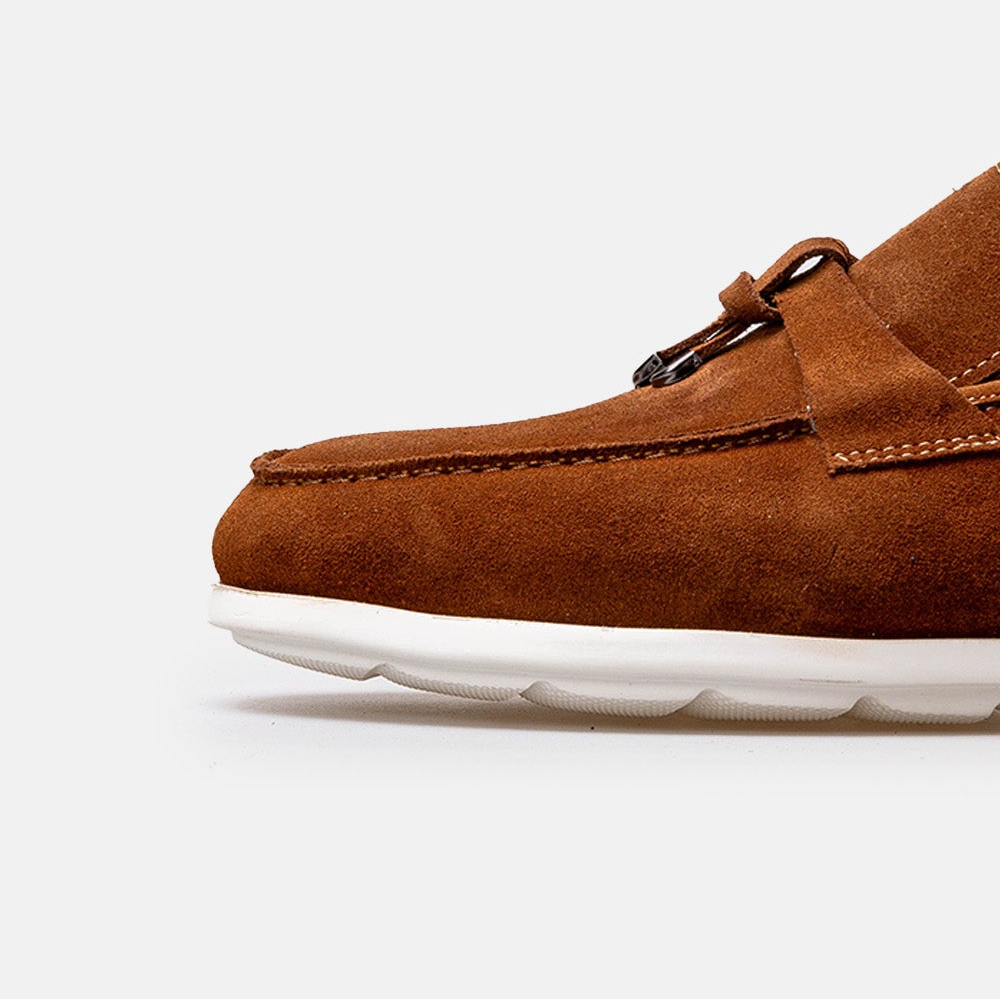 Volzak 3062 Camel suede moccasin