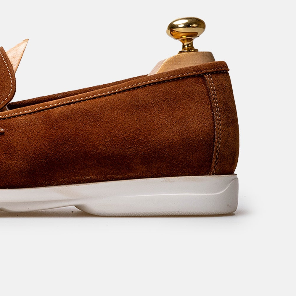 Volzak 3062 Camel suede moccasin