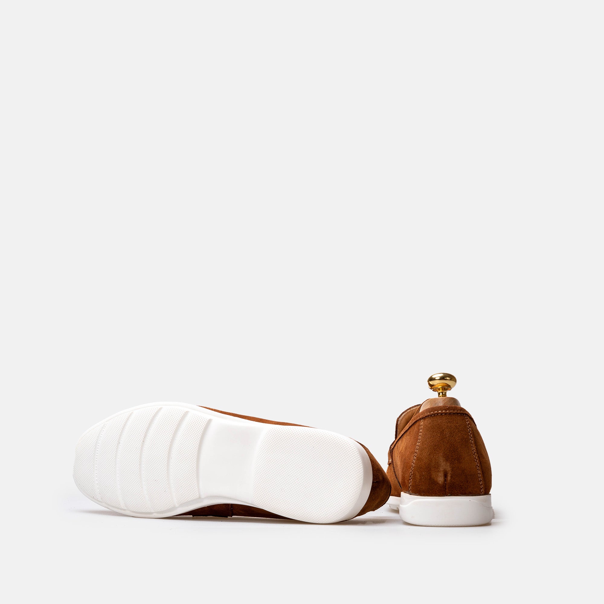 Volzak 3062 Camel suede moccasin