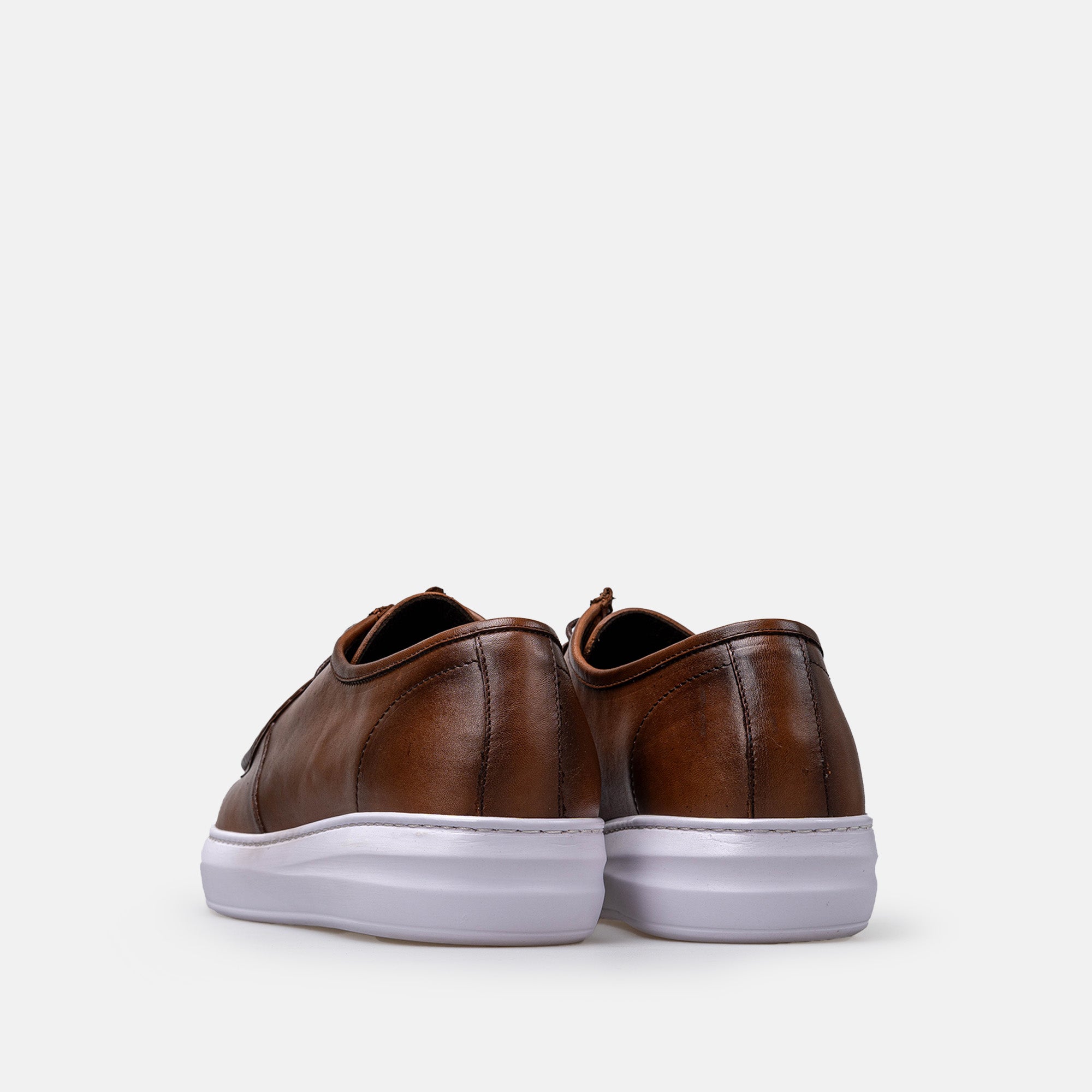 Volzak 5418 Vintage Brown Leather Sneakers