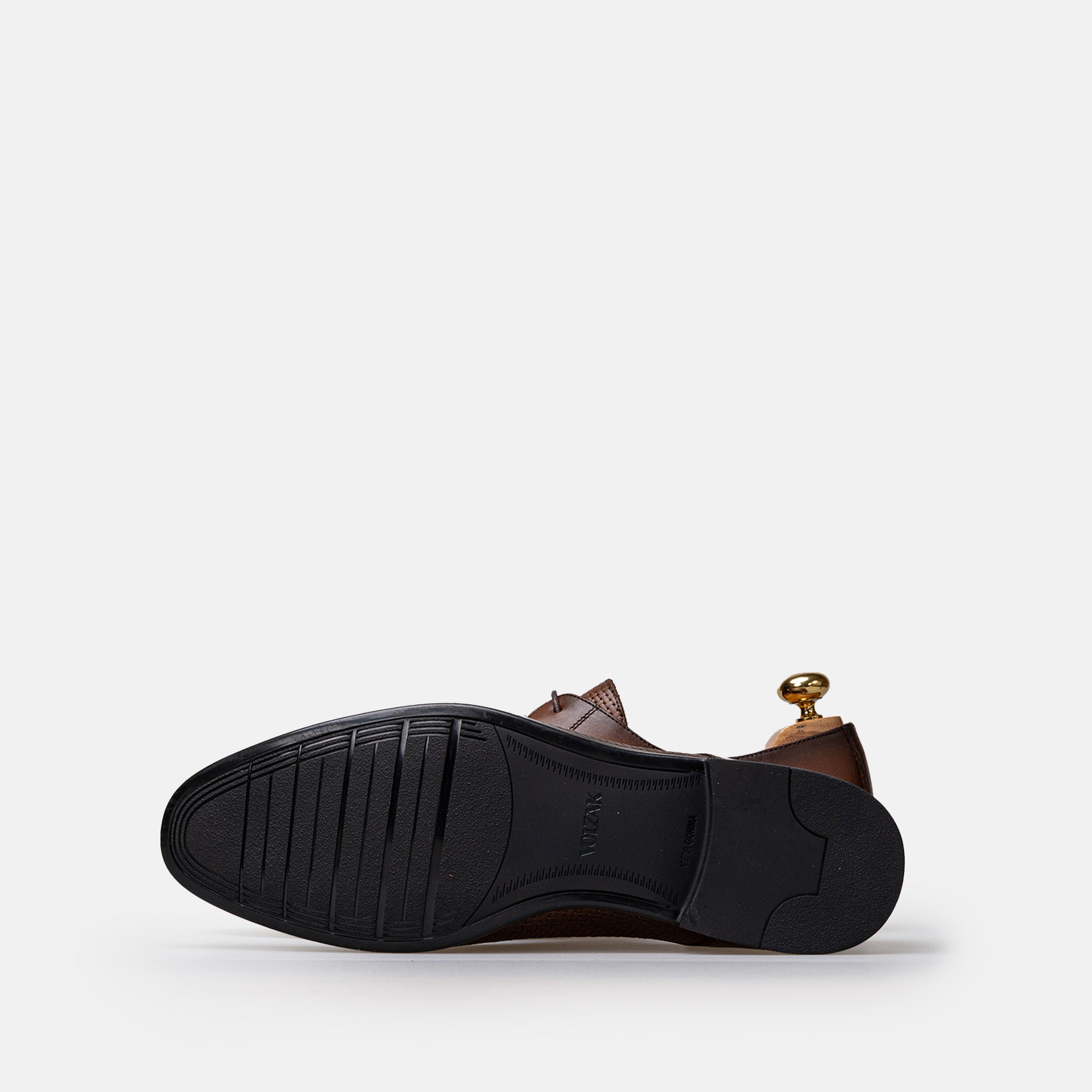 Volzak 5424 chaussure en cuir Marron Vintage