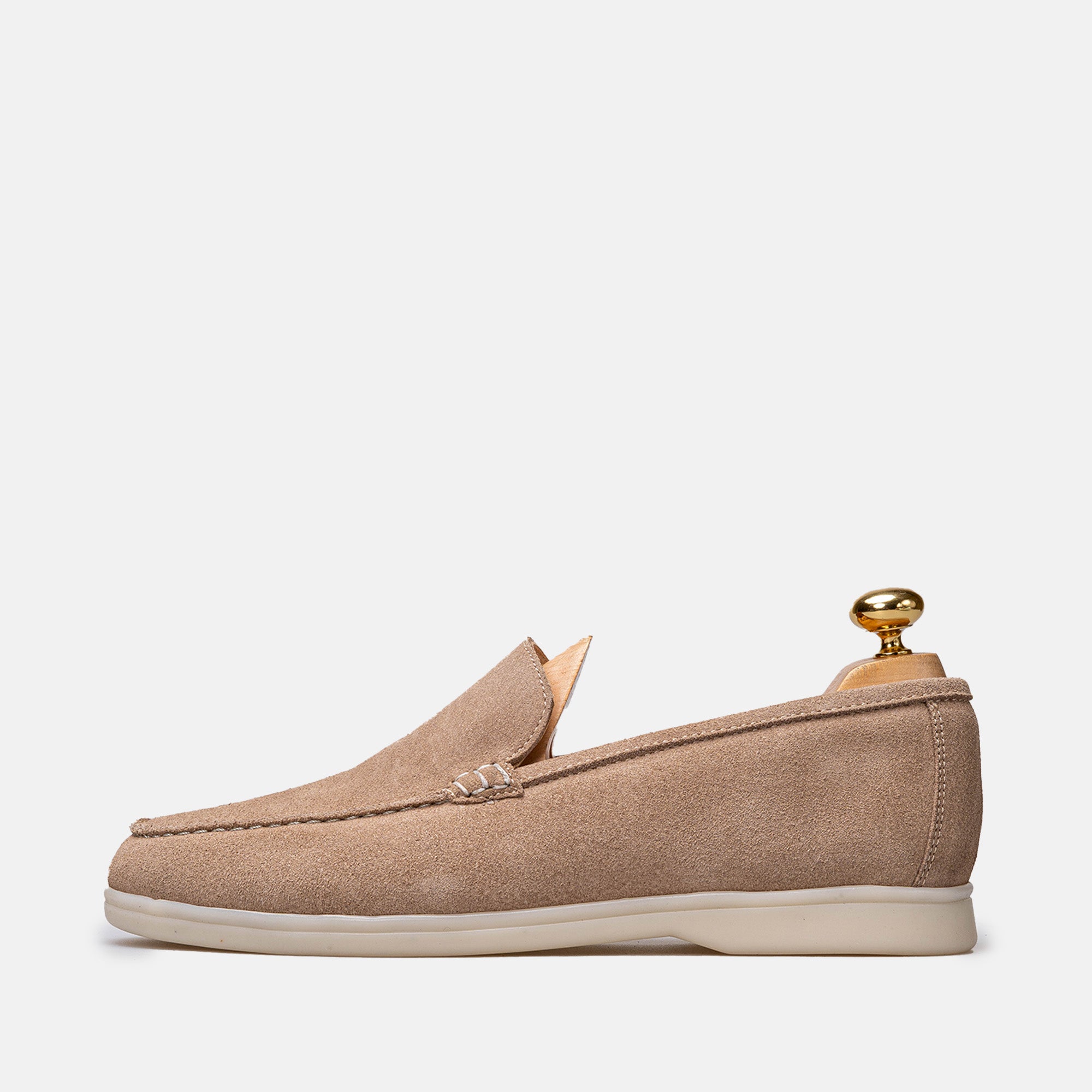 Volzak 3061 Beige suede moccasin