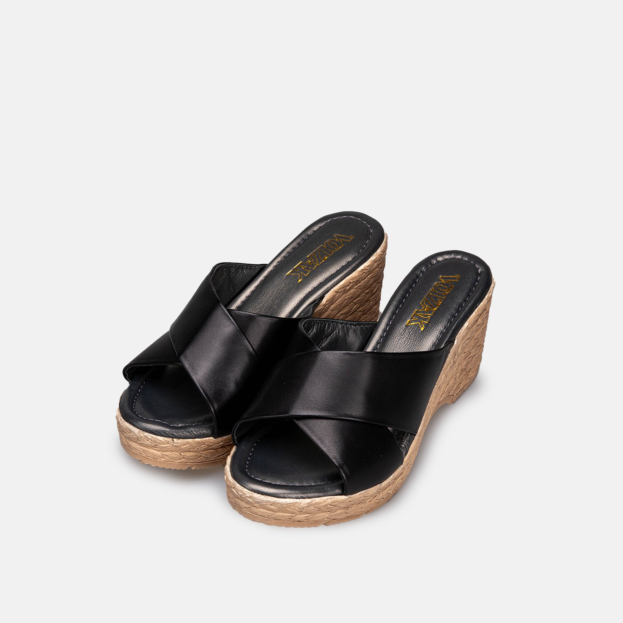 '149 Black Leather Sandal