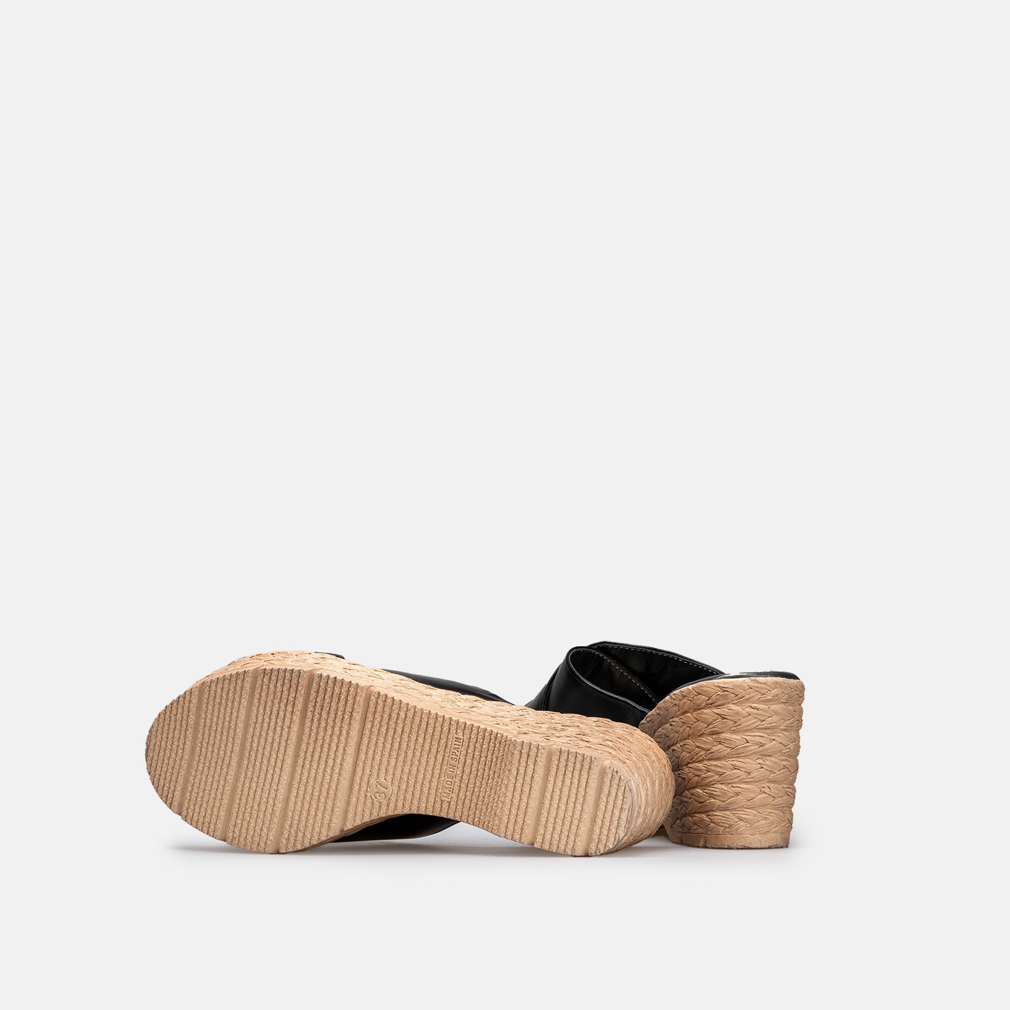 Volzak 149 Sandale en cuir Noir