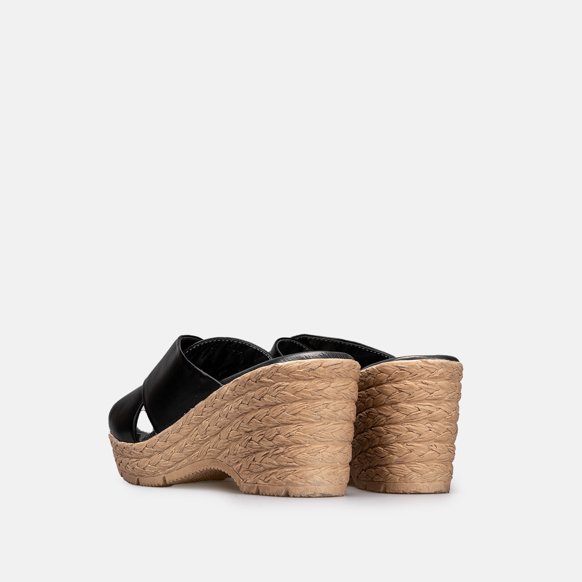 '149 Black Leather Sandal