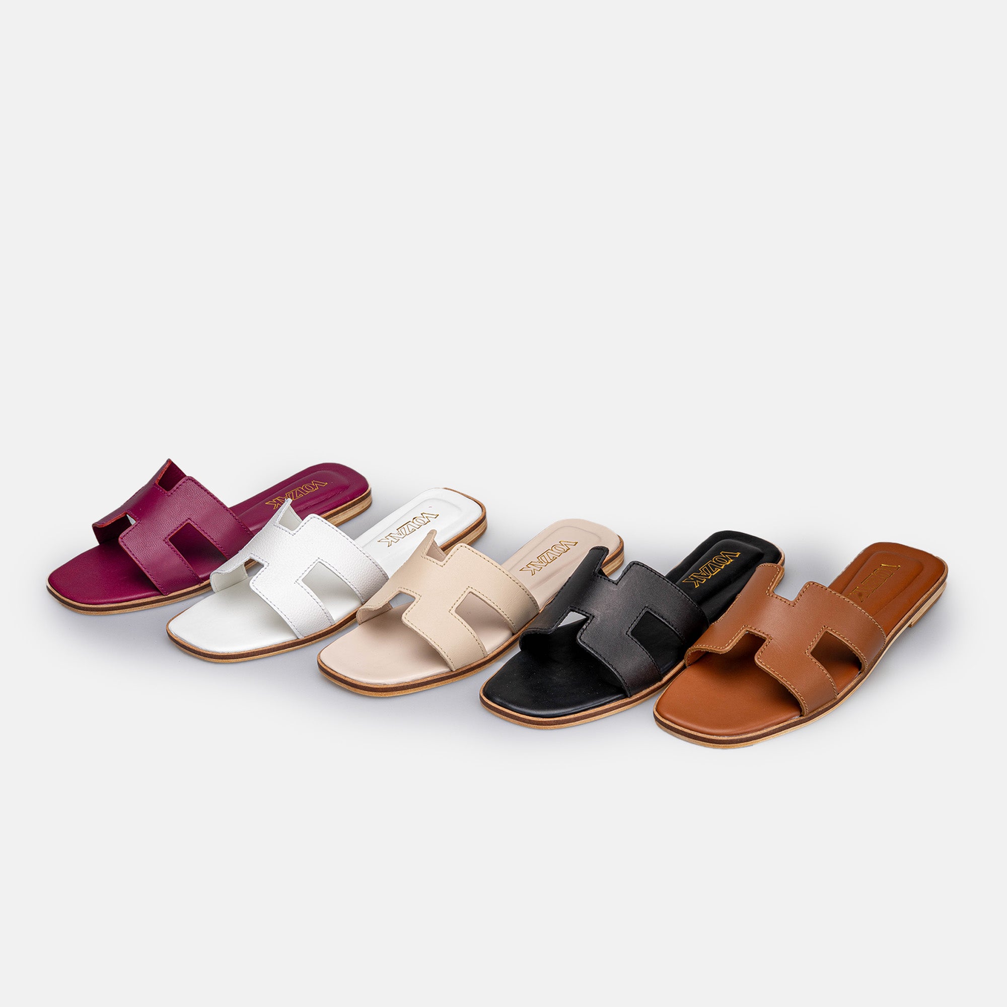 Volzak 900 Sandale en cuir Beige