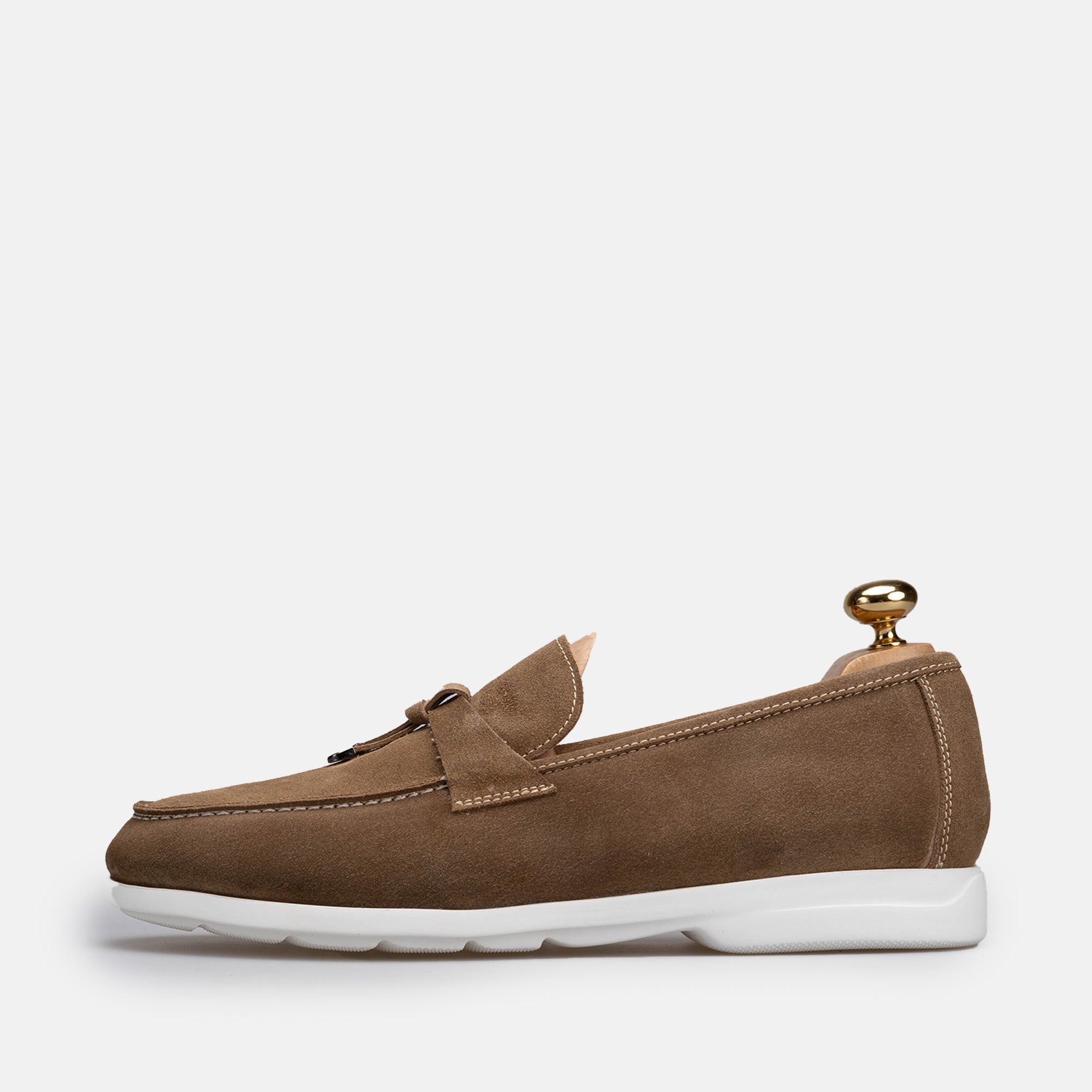 Volzak 3062 Beige suede moccasin