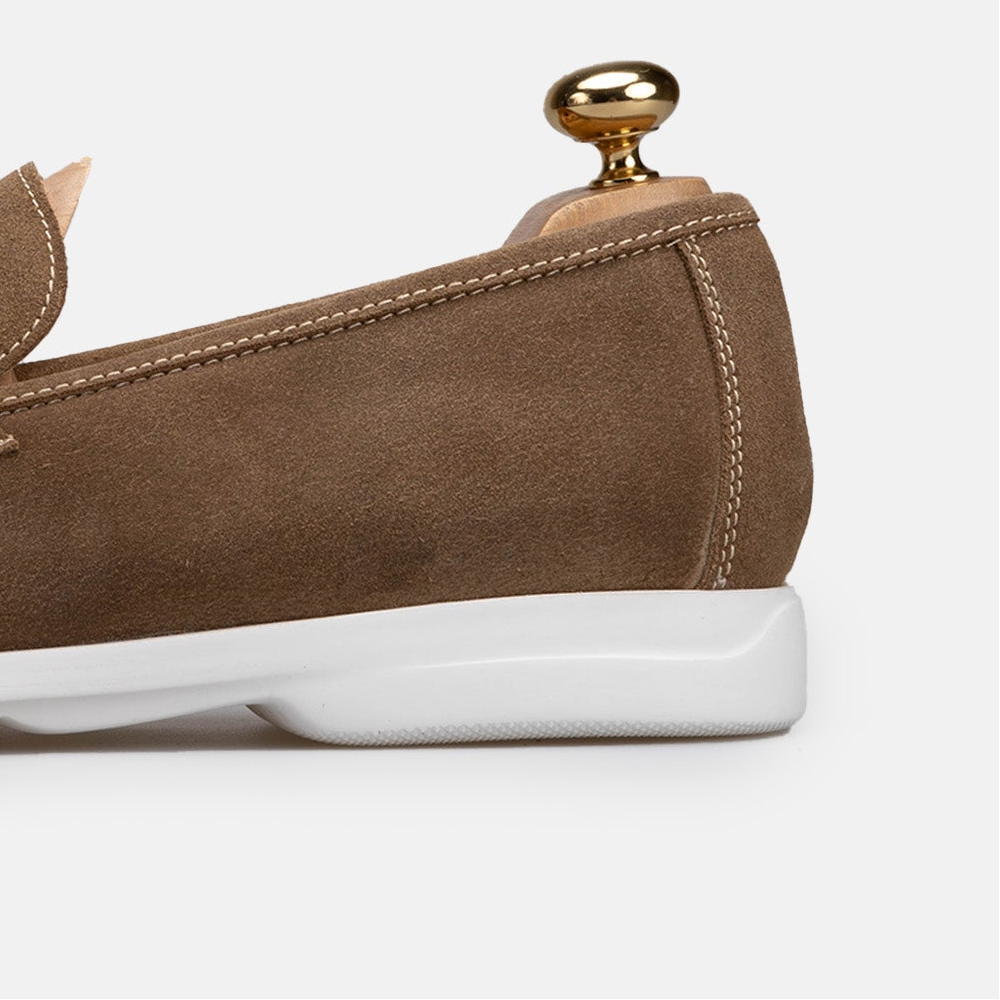 Volzak 3062 Beige suede moccasin