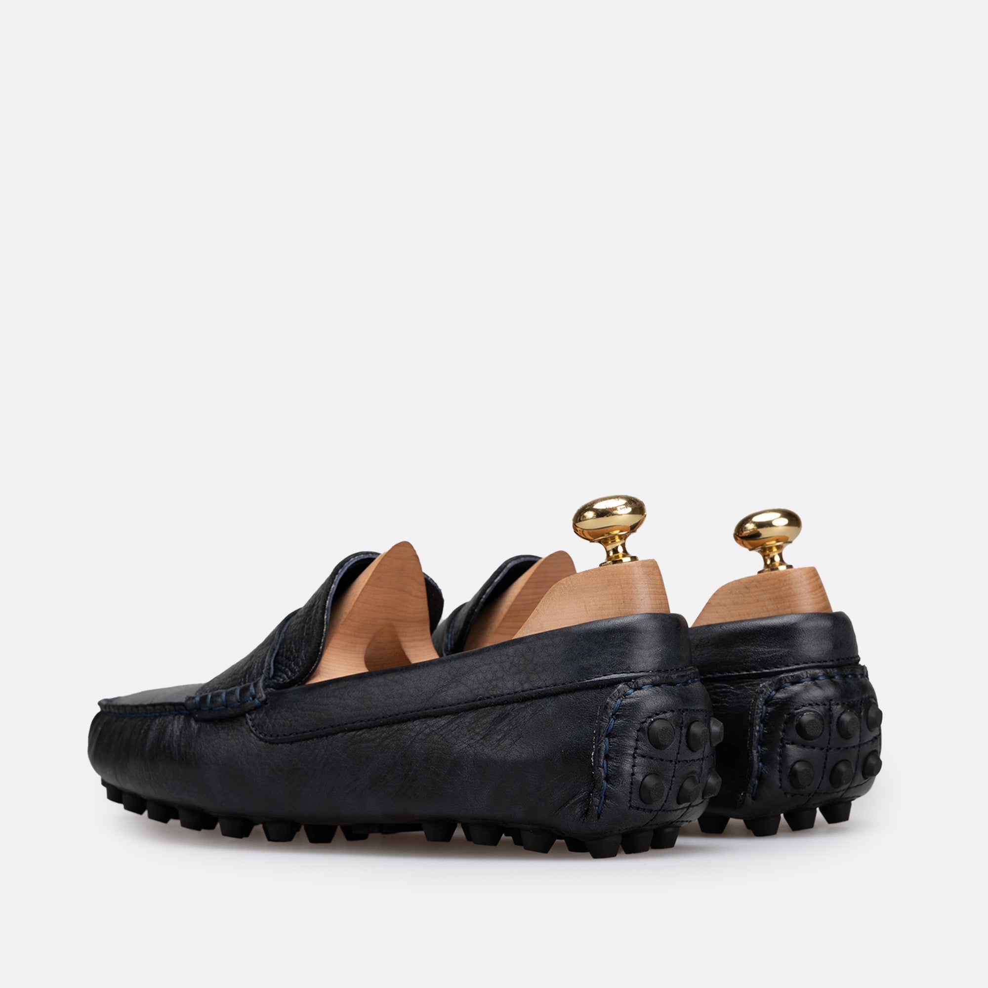 Volzak 2000 Mineral Blue Leather Moccasin