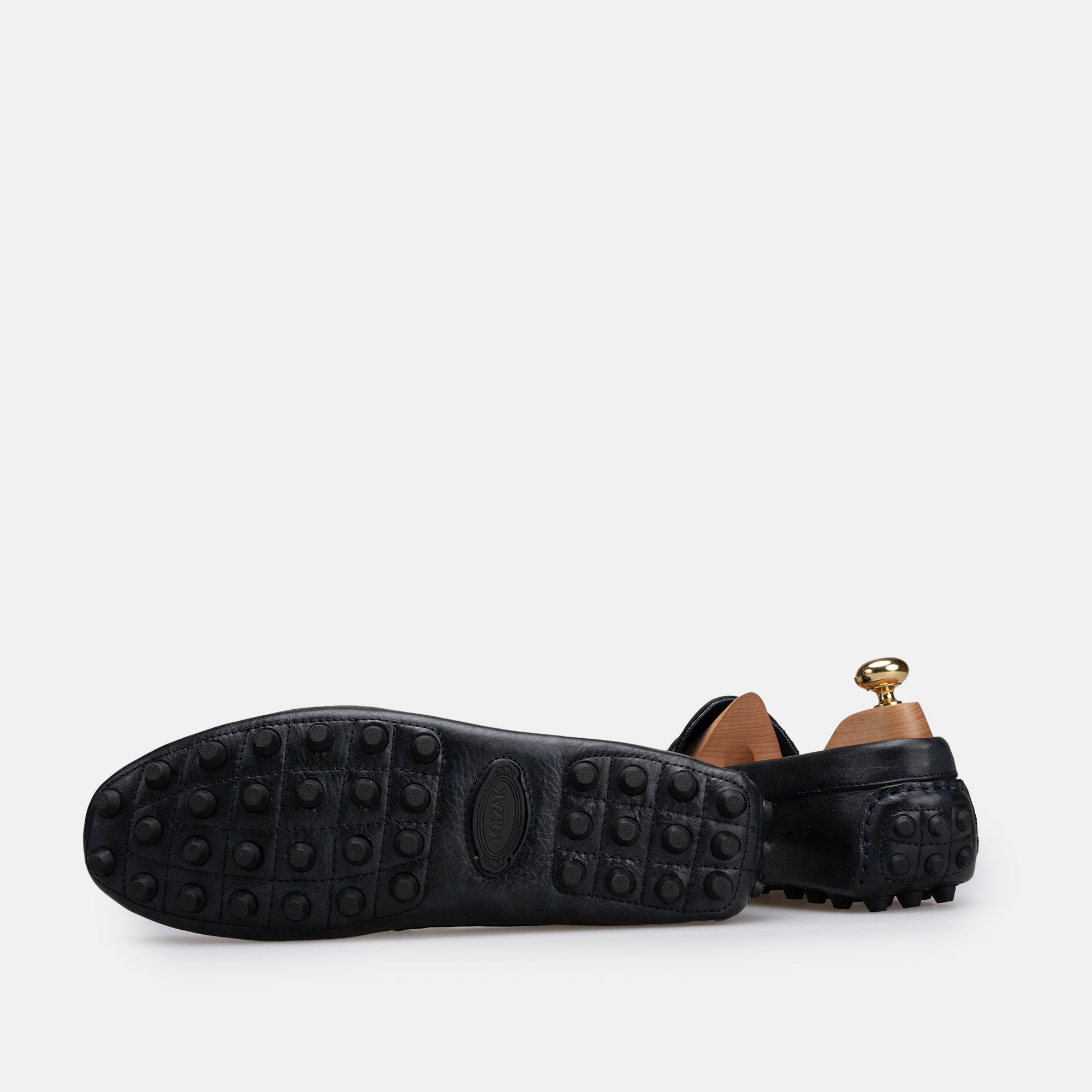 Volzak 2000 Mineral Blue Leather Moccasin