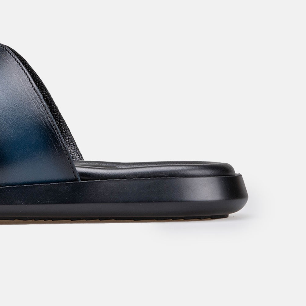 Volzak 5427 Sandale en cuir bleu