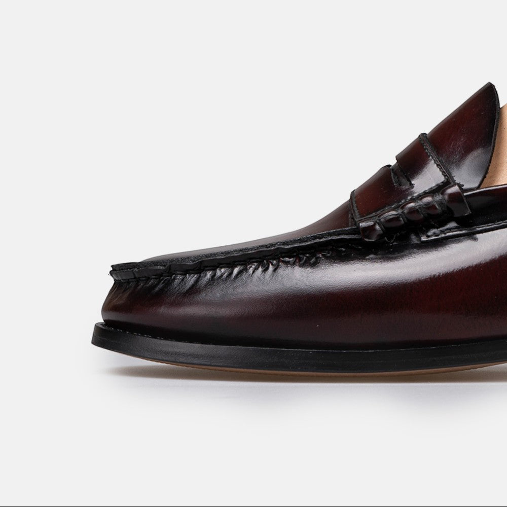 Volzak 315 Bordeaux Detachable Leather Penny Loafer