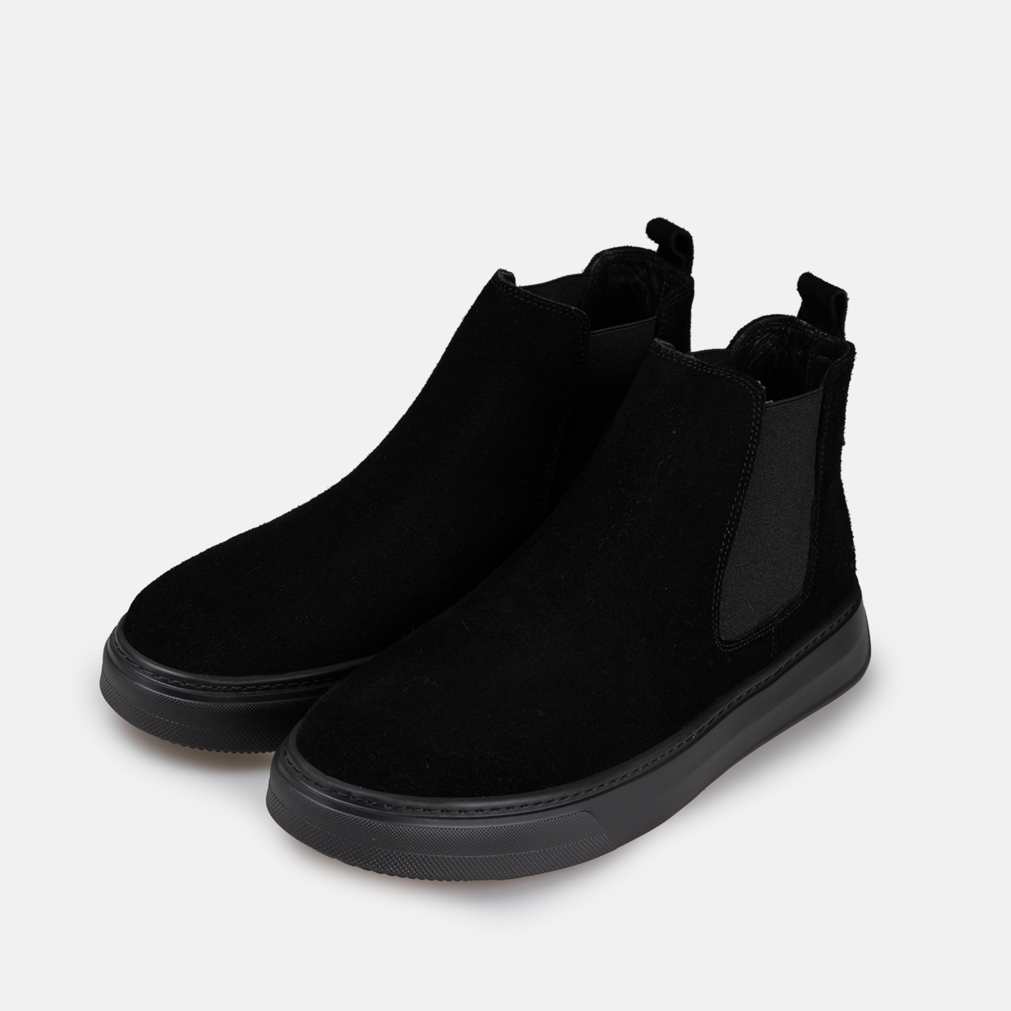 Volzak 2187 Suede Ankle Boot Black