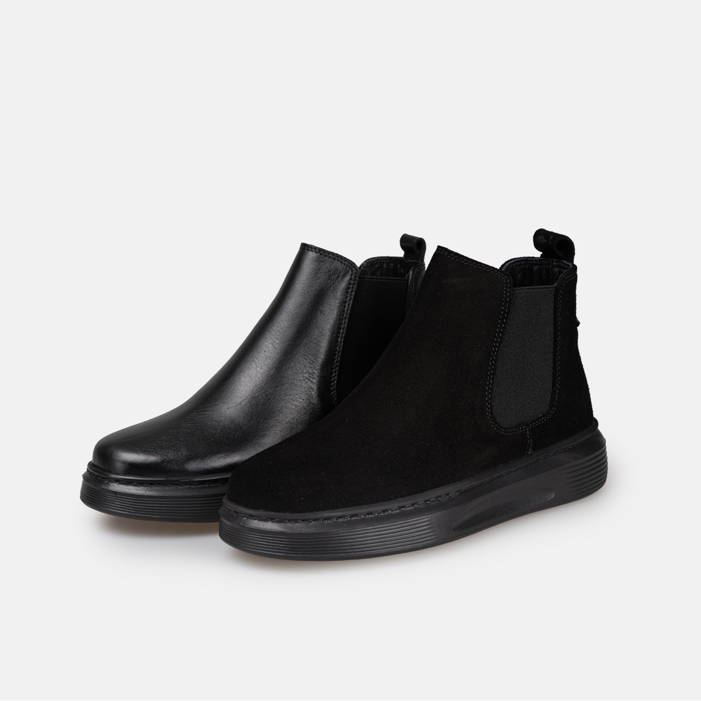 Volzak 07 Bottine enfant en cuir Noir