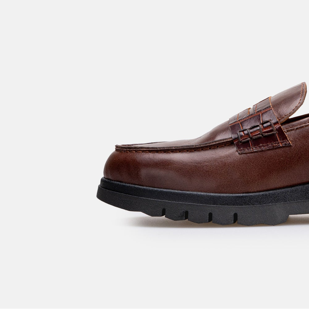 Volzak 120 Brown Leather Shoe