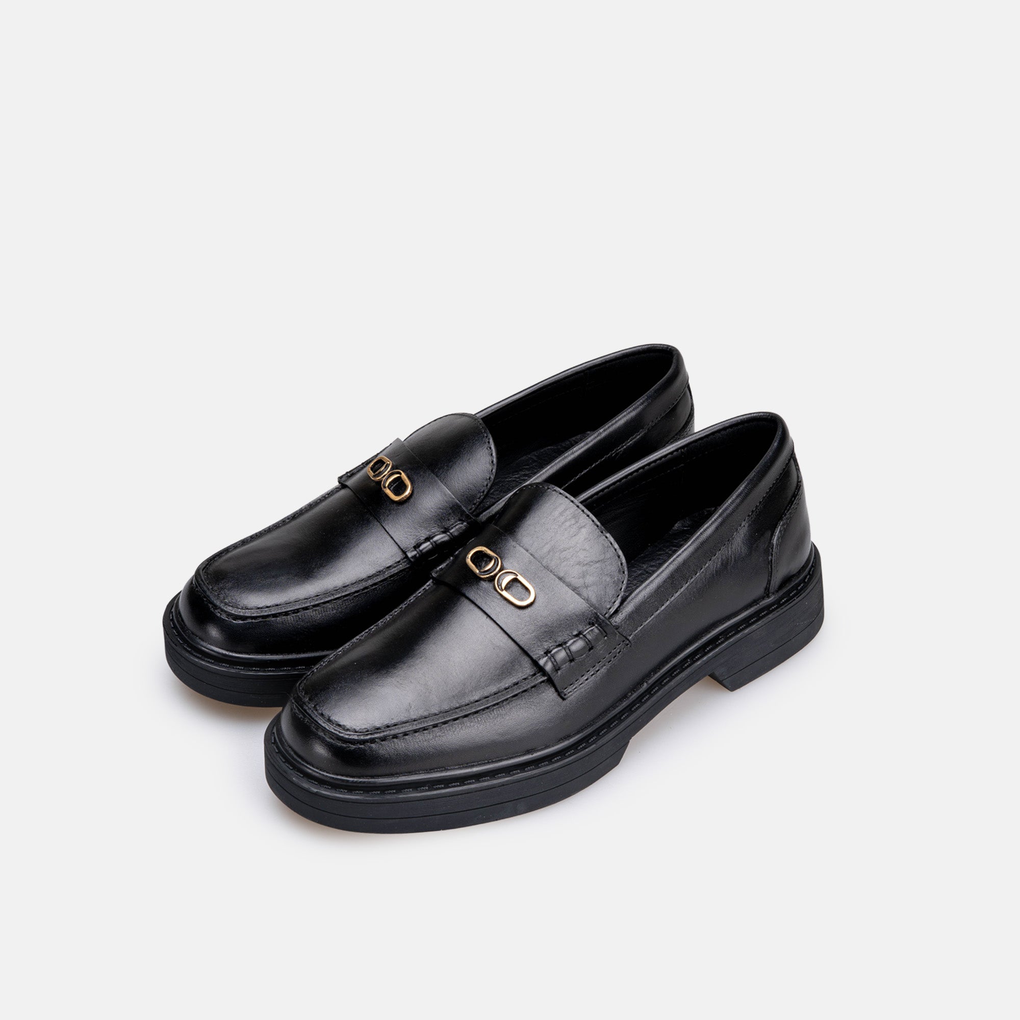 Volzak 2275 Black Leather Shoe