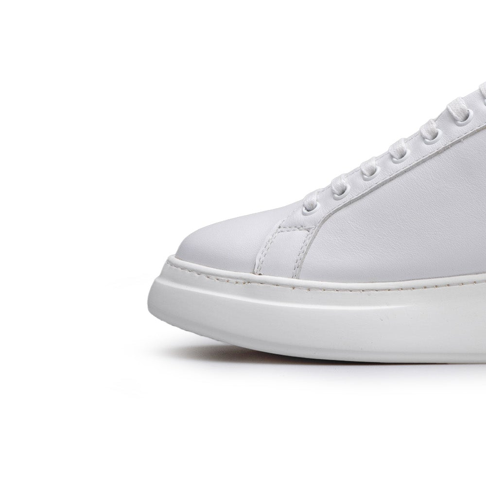 Volzak 165 Basket en cuir Blanc