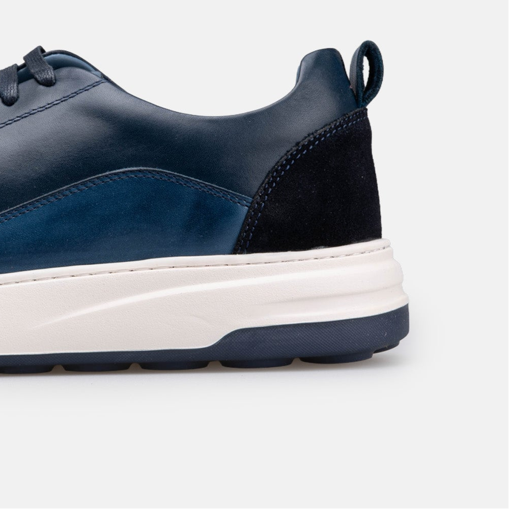 Volzak 6056 leather sneaker Blue