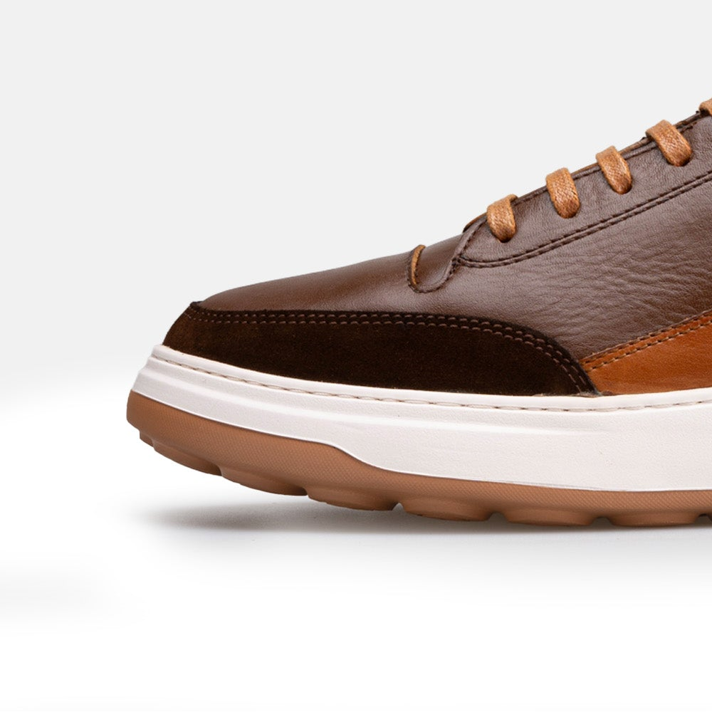 Volzak 6056 Brown leather sneaker