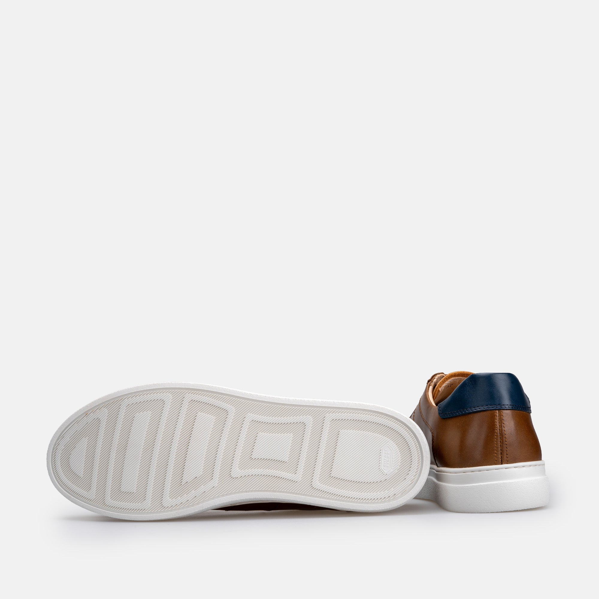 Volzak 7011 basket en cuir Marron Vert