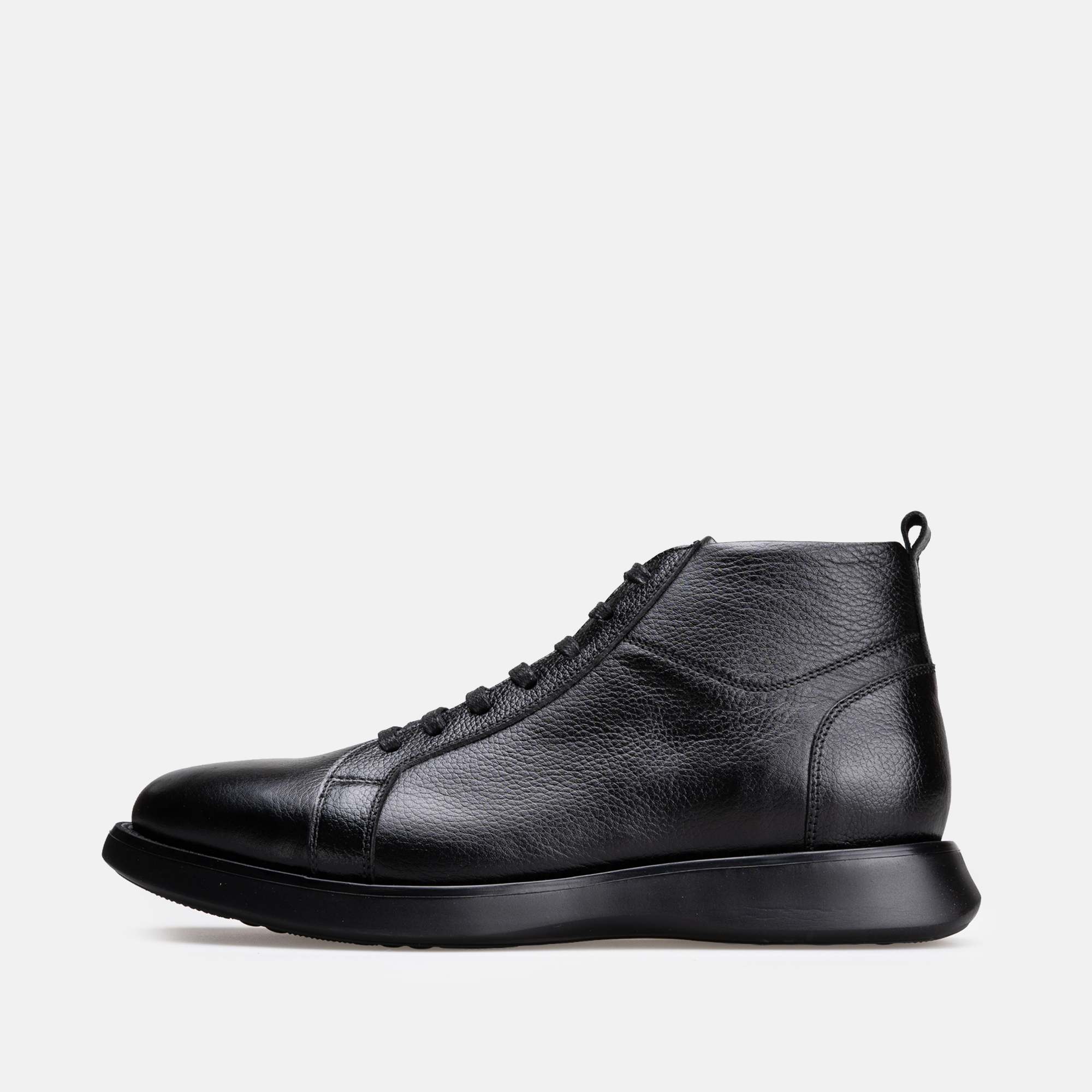 Volzak 5520 Bottine en cuir Noir Grainé