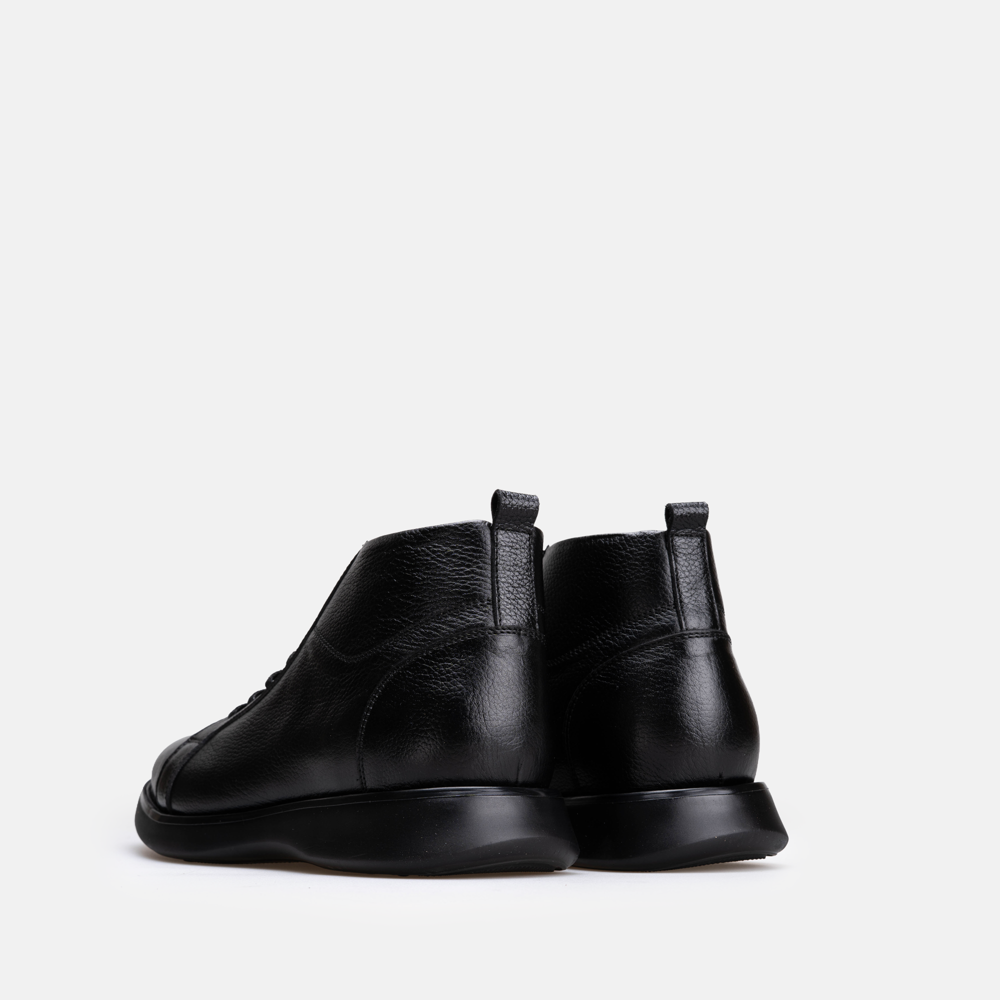 Volzak 5520 Bottine en cuir Noir Grainé